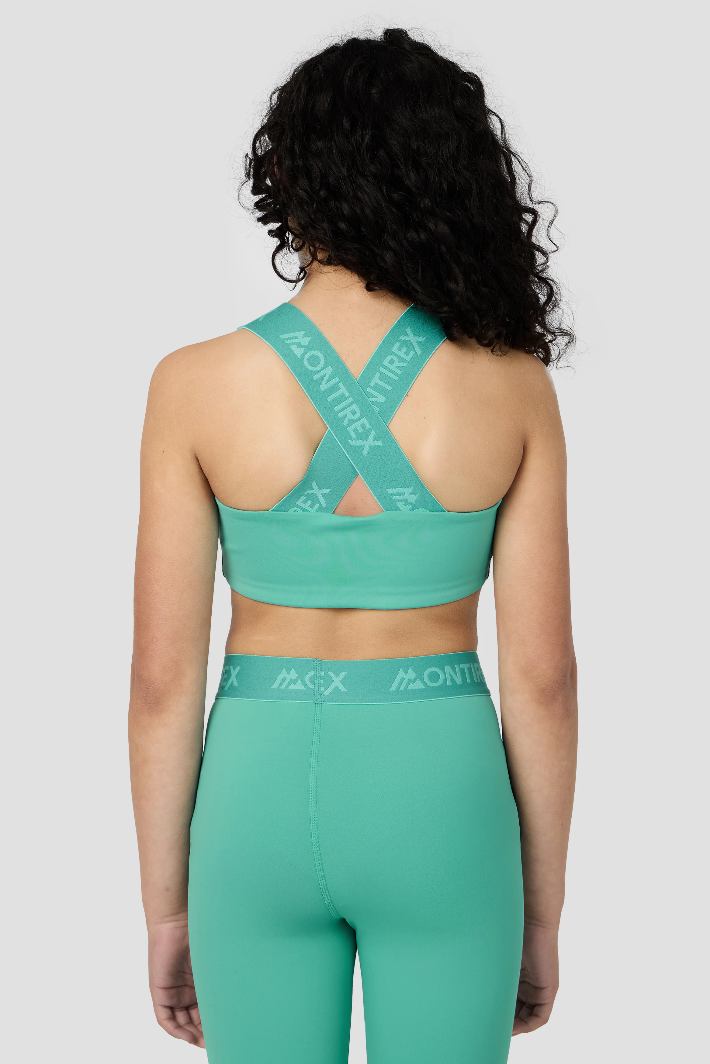 Girls Icon Bra Top - Mineral Green - Image 2