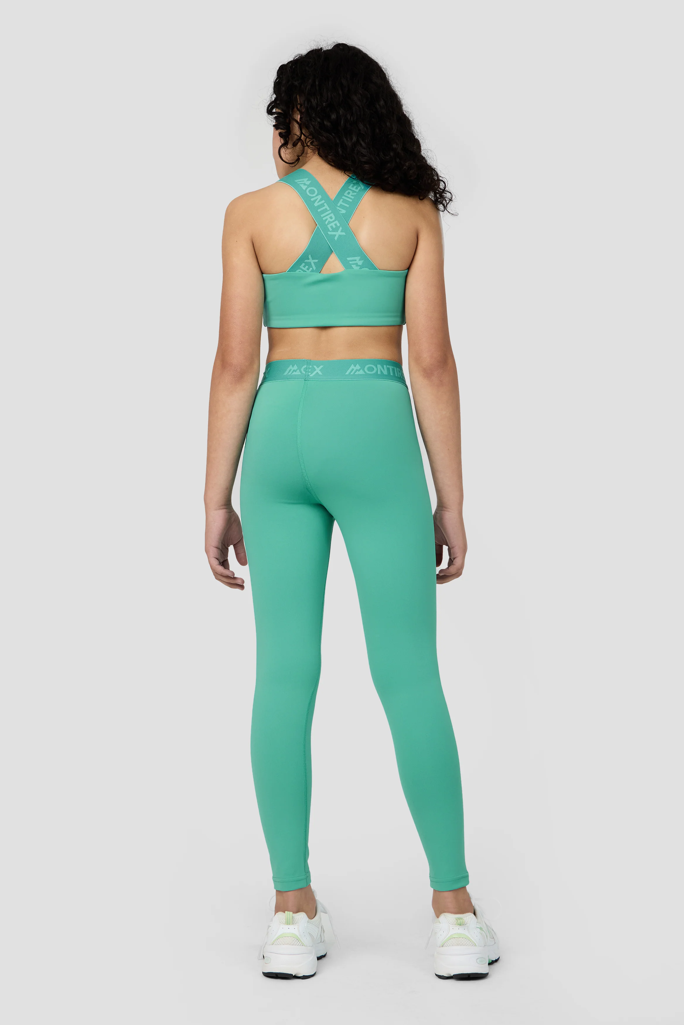 Girls Icon Bra Top - Mineral Green - Image 4