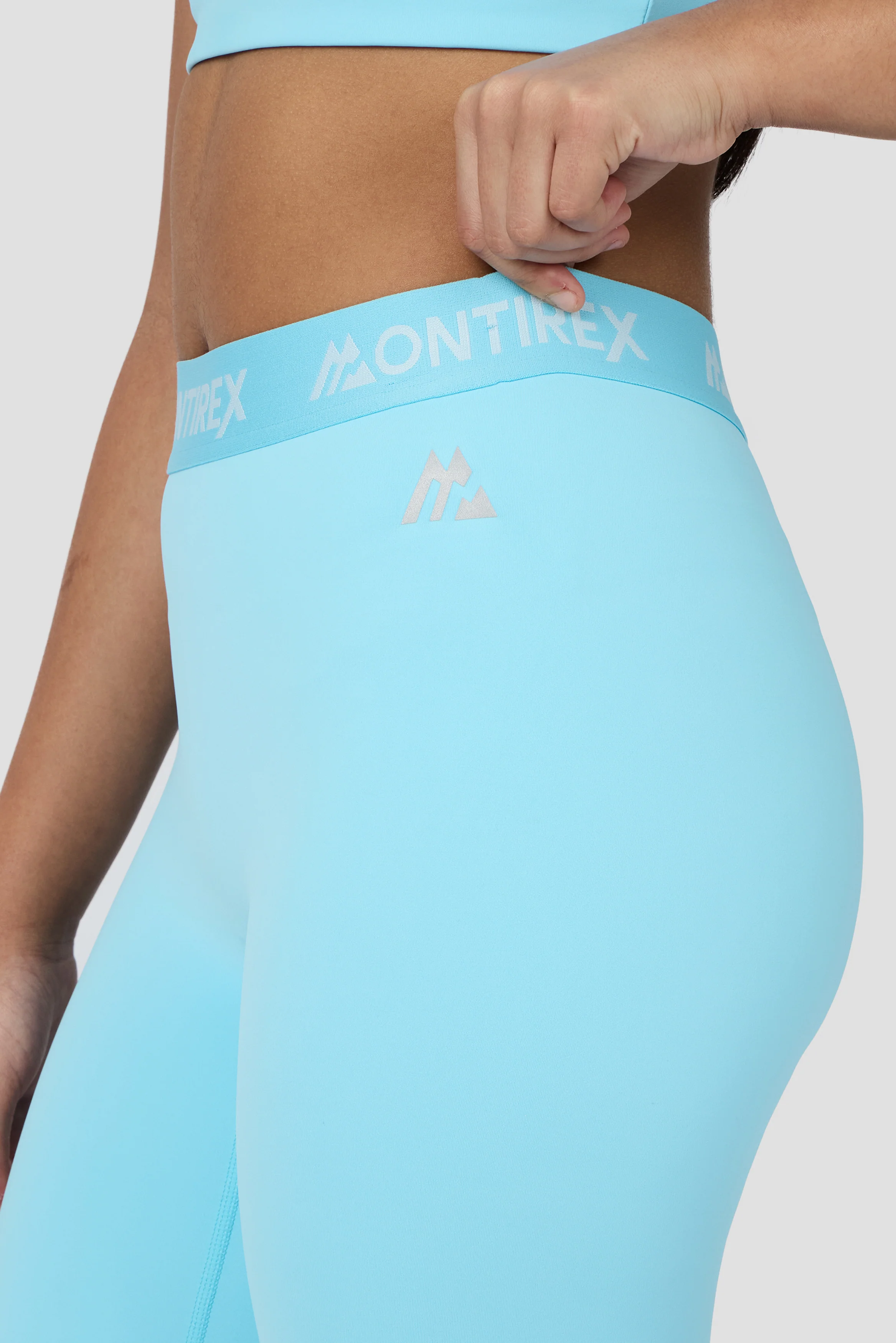 Girls Icon Full Length Legging - Seashell Blue - Image 5
