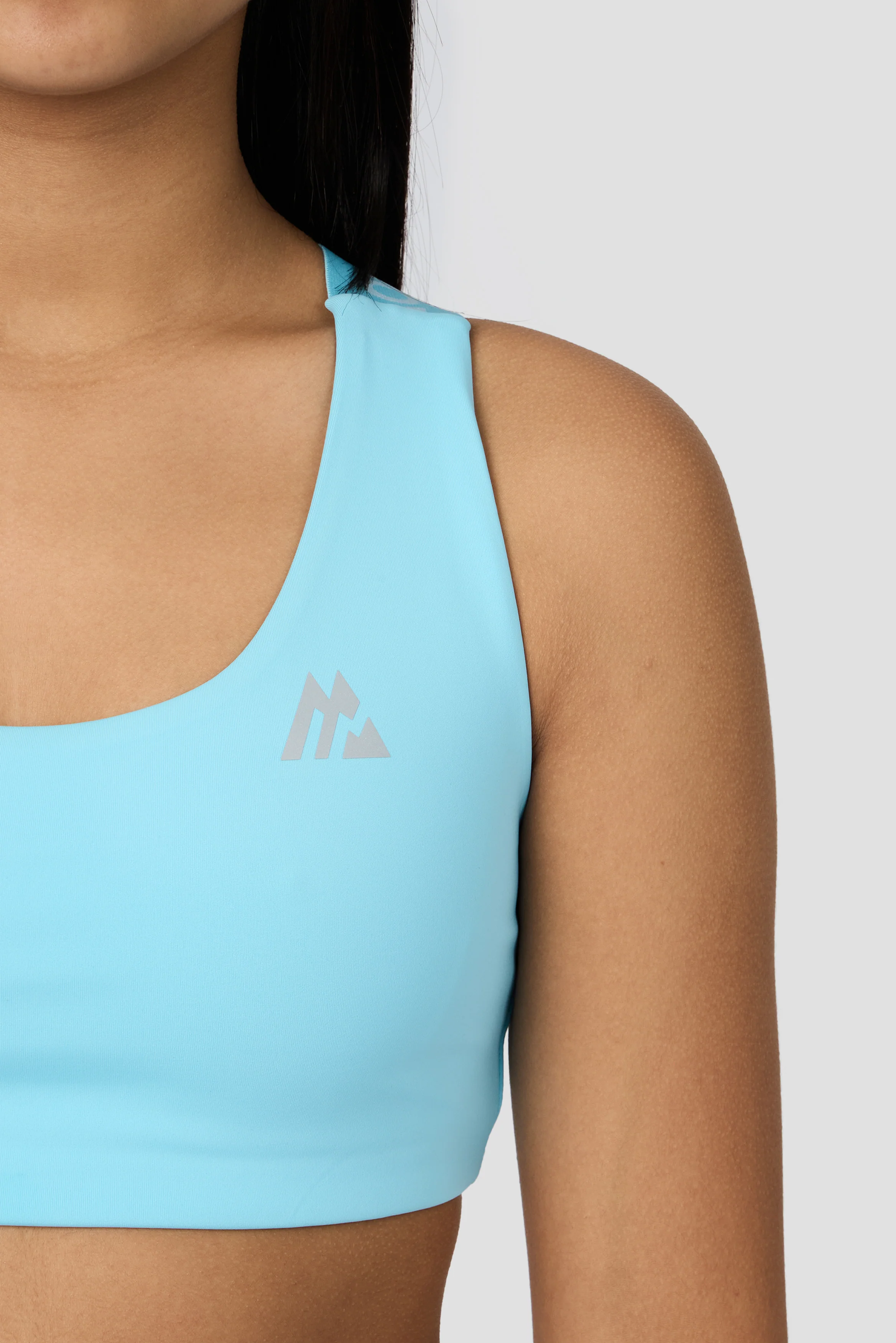Girls Icon Bra Top - Seashell Blue - Image 3