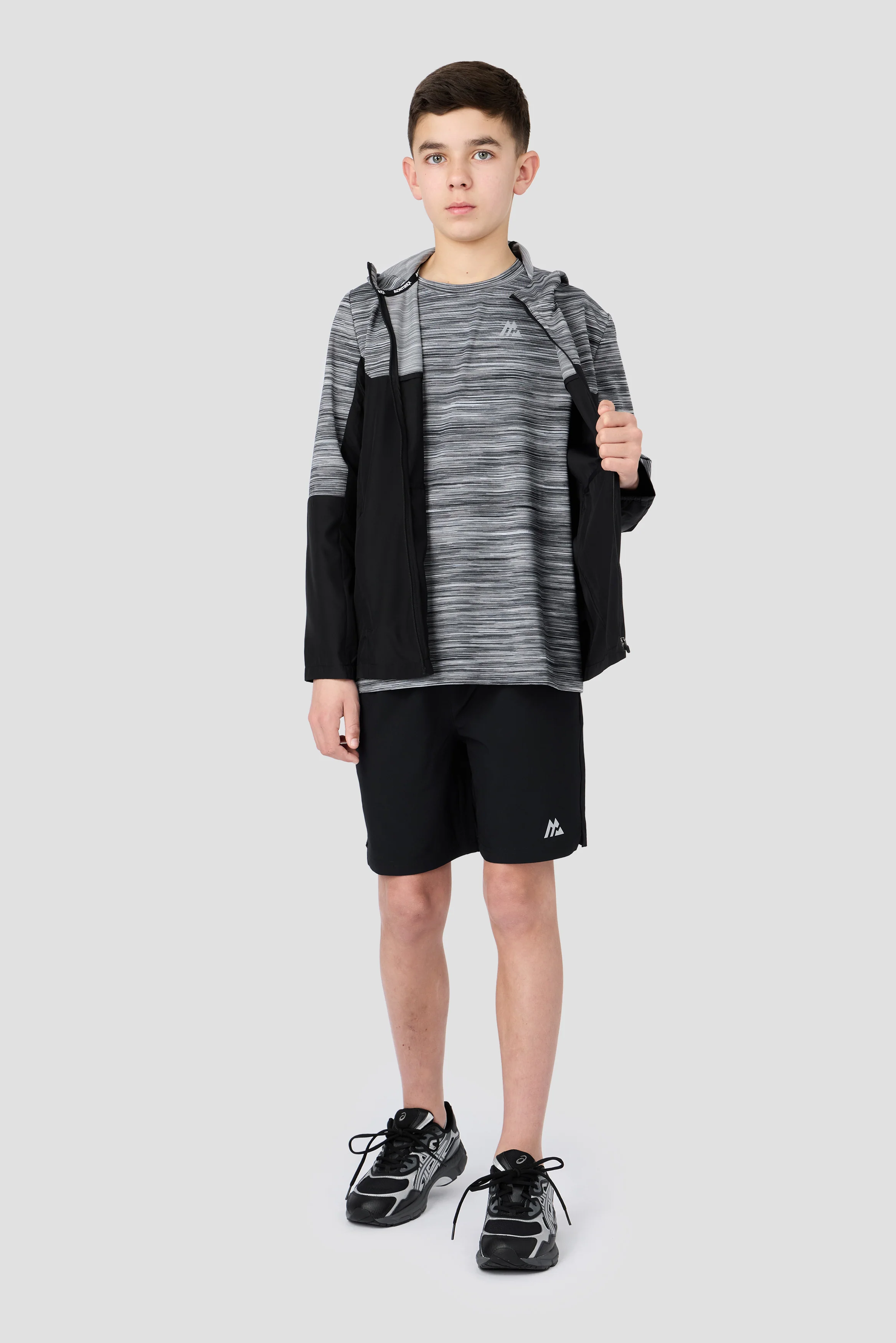 Boys Trail T-Shirt - Black/Grey Multi - Image 4