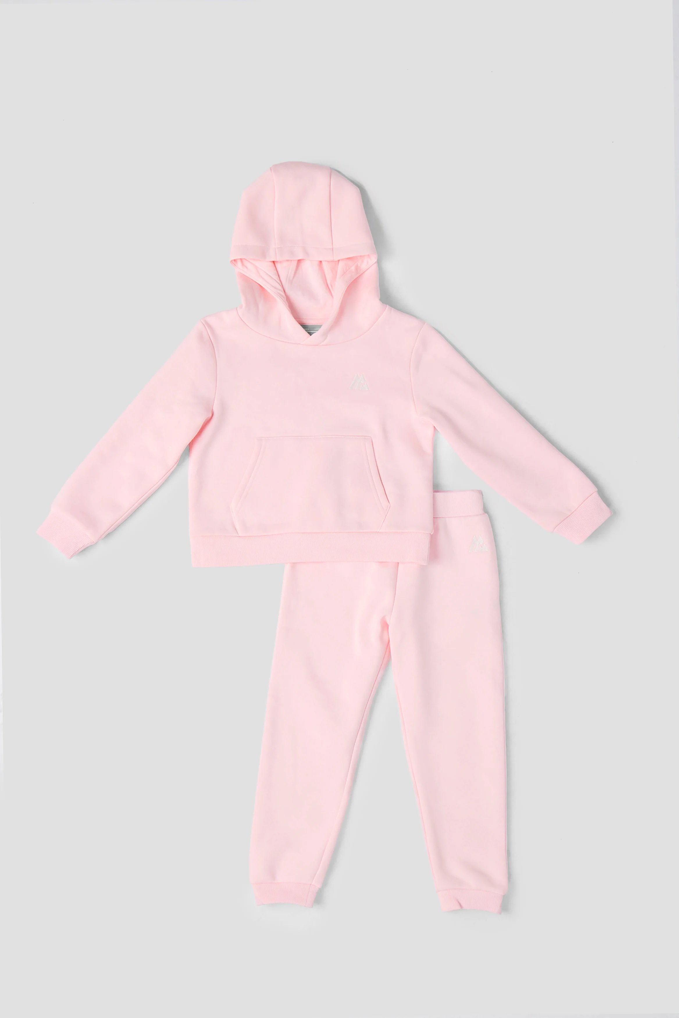 Infant Girls Joy Hood/Jogger Set - Silk Pink - Image 4