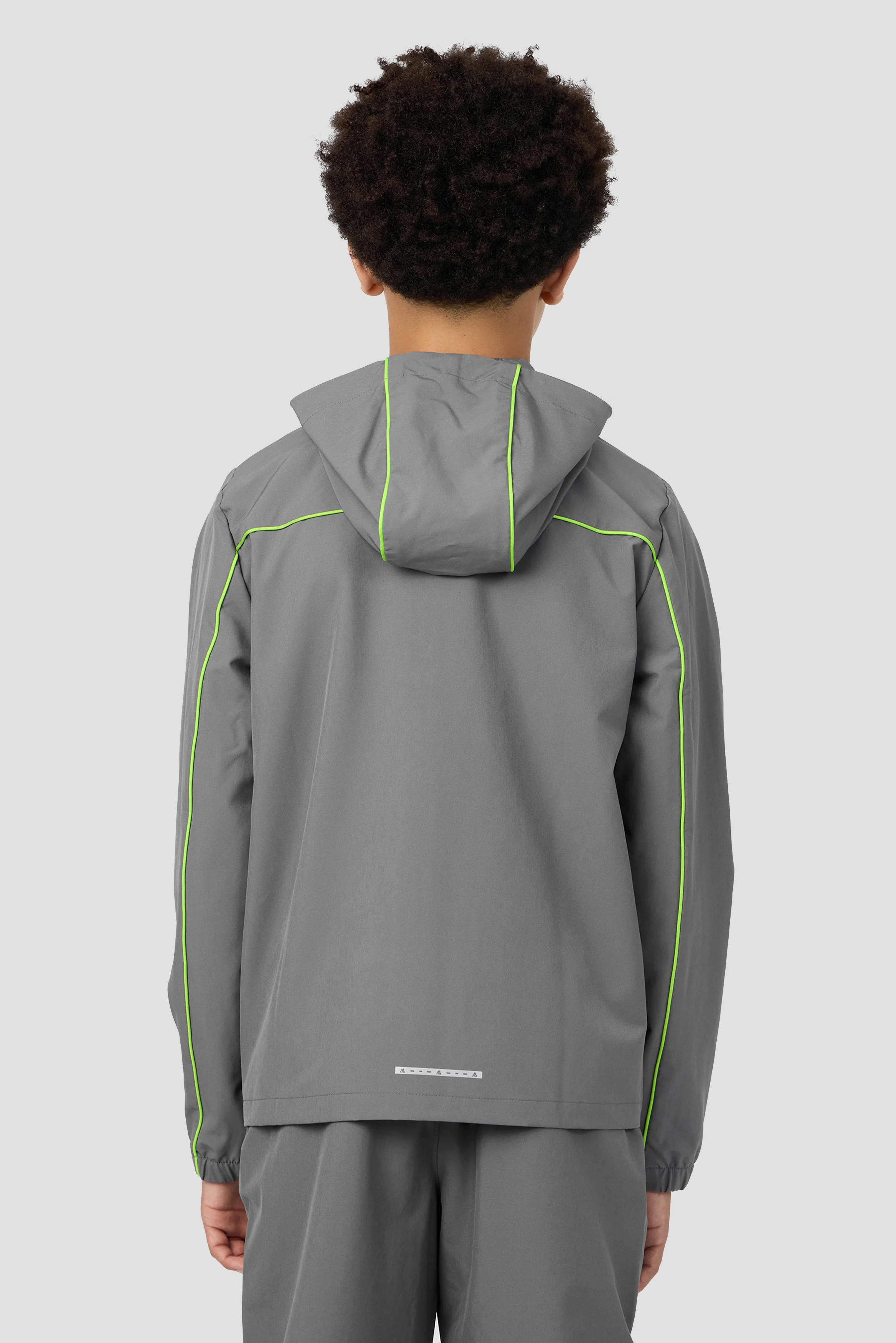 Boys Kinetic Jacket - Cement Grey/Apple - Image 2