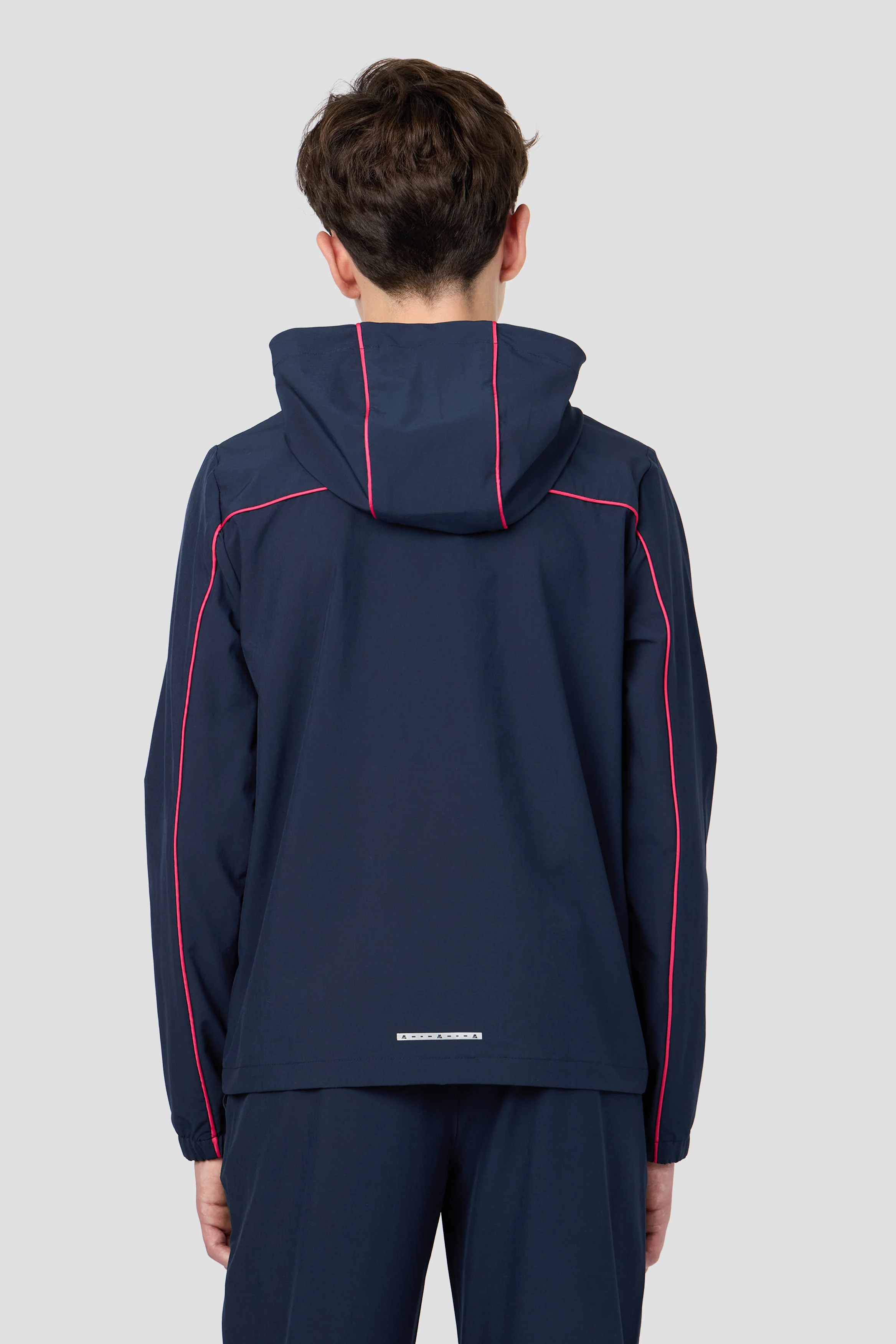 Boys Kinetic Jacket - Midnight Blue/Pomegranate - Image 2