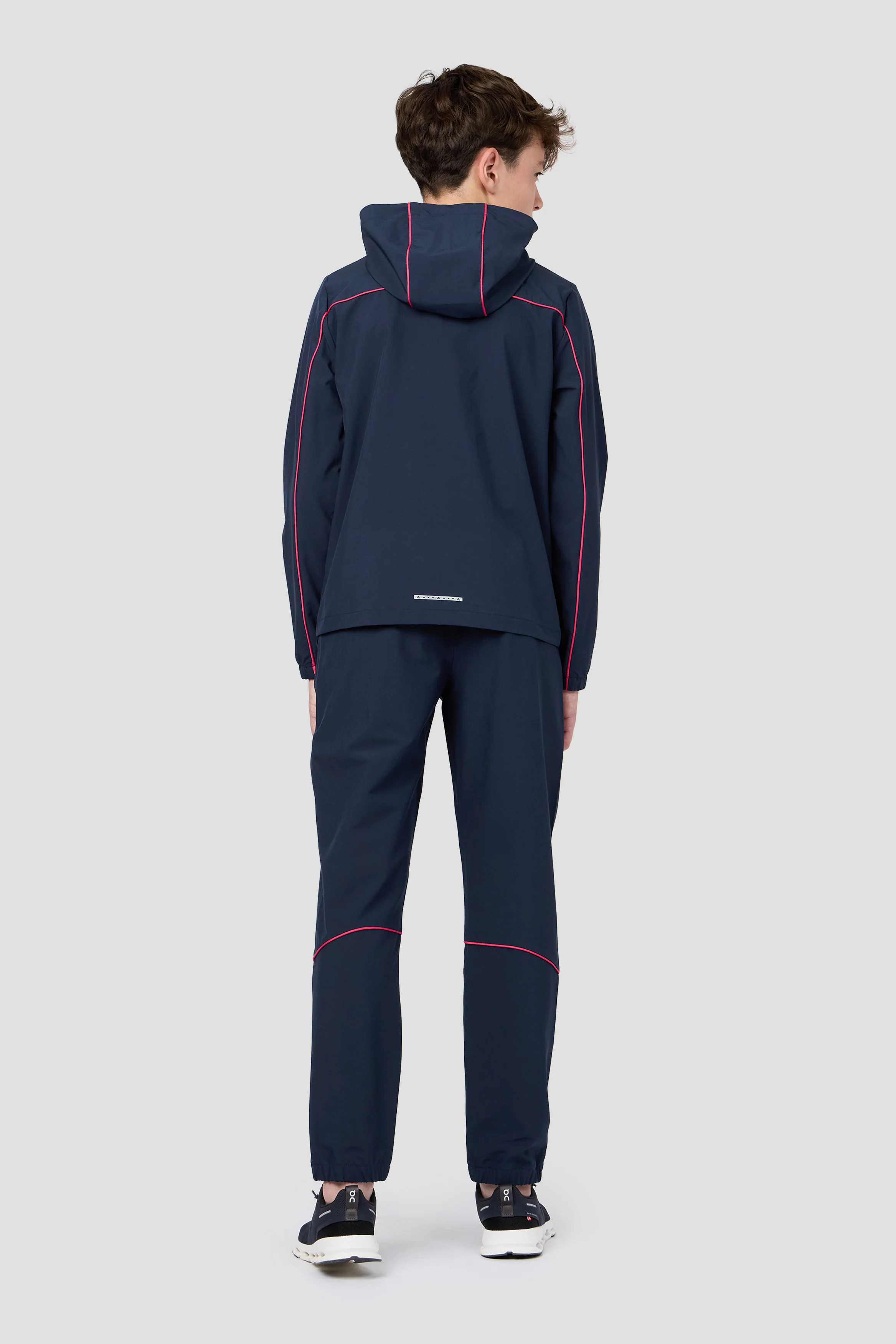 Boys Kinetic Jacket - Midnight Blue/Pomegranate - Image 4