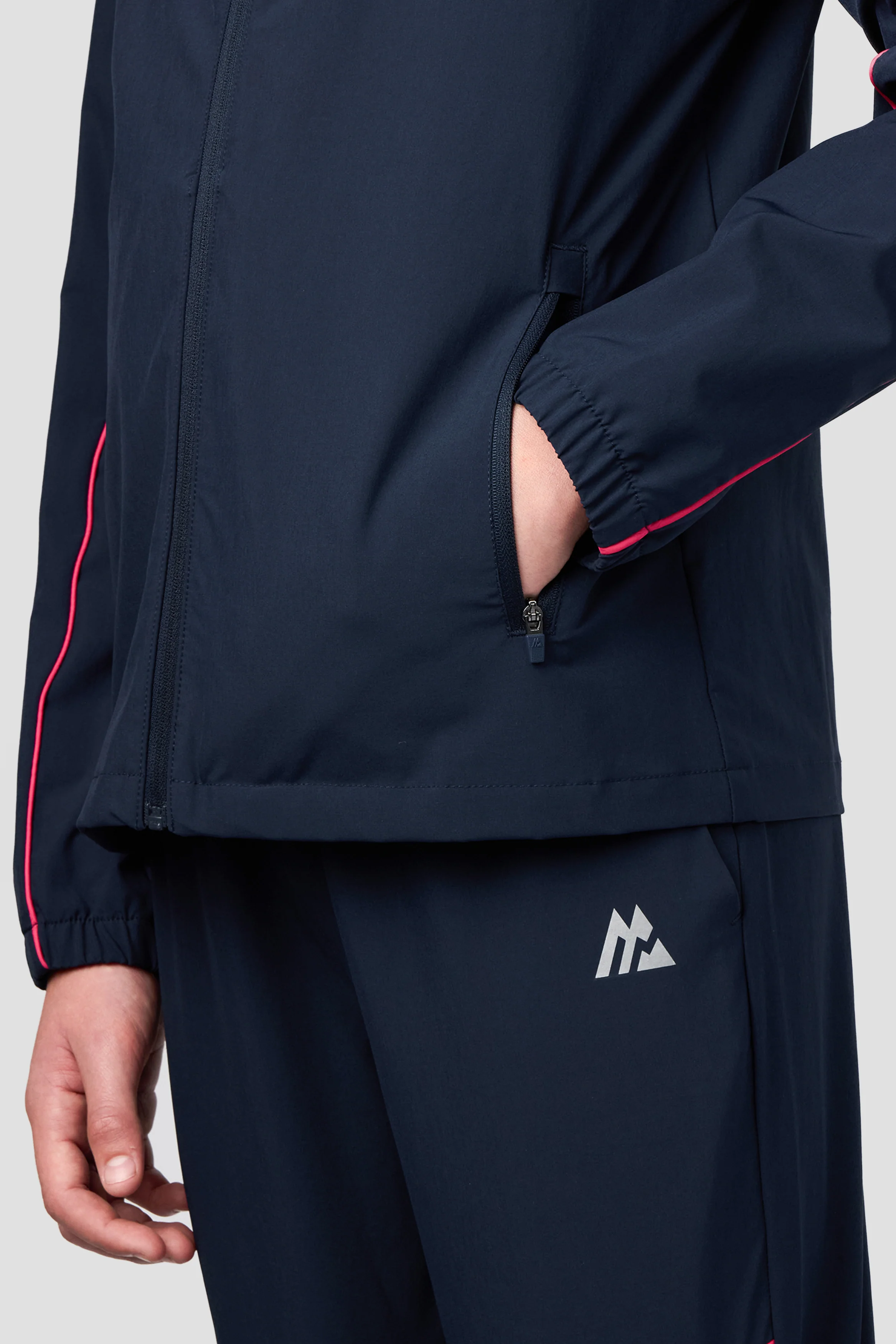 Boys Kinetic Jacket - Midnight Blue/Pomegranate - Image 5