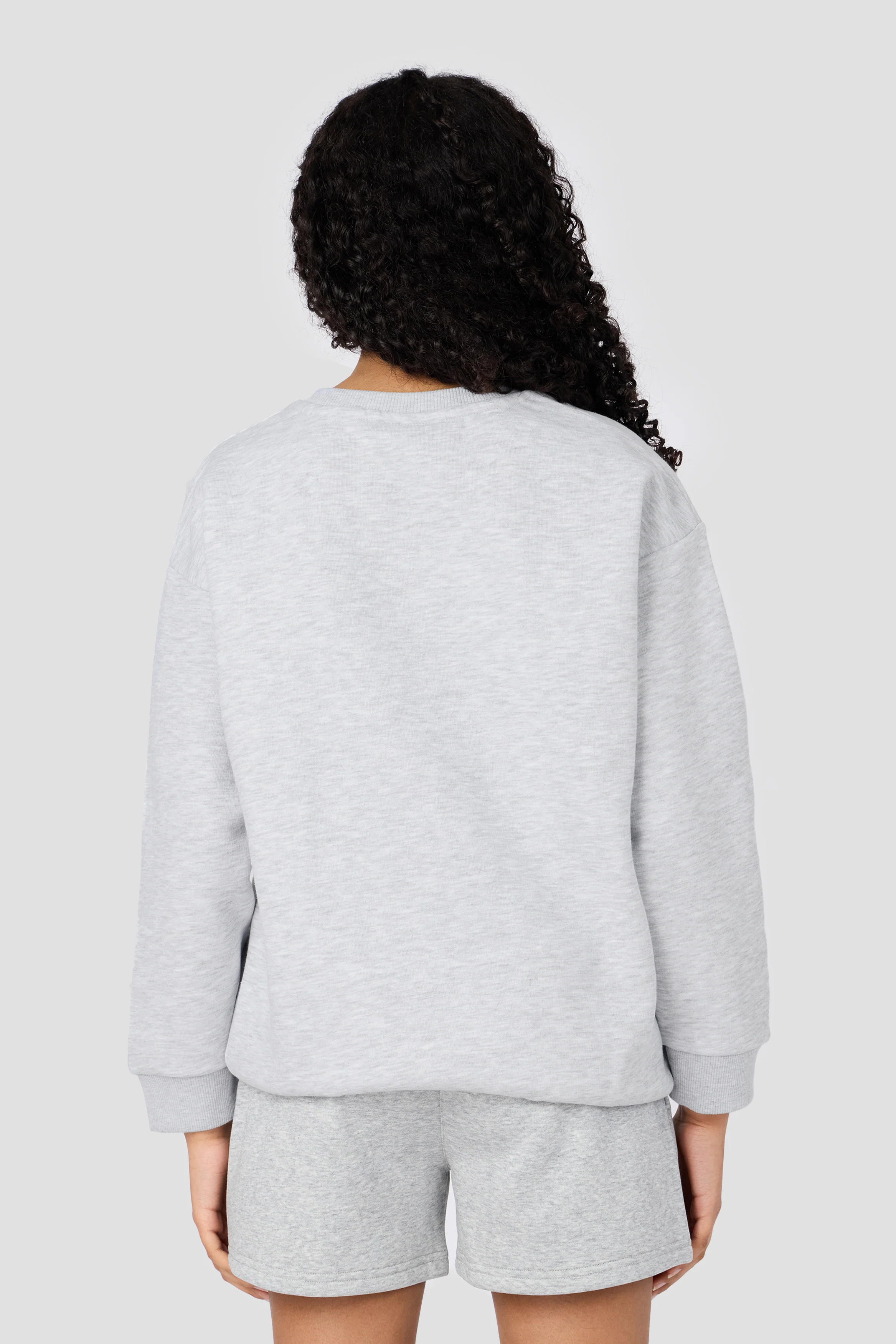 Girls Leap Sweatshirt - Grey Marl - Image 2