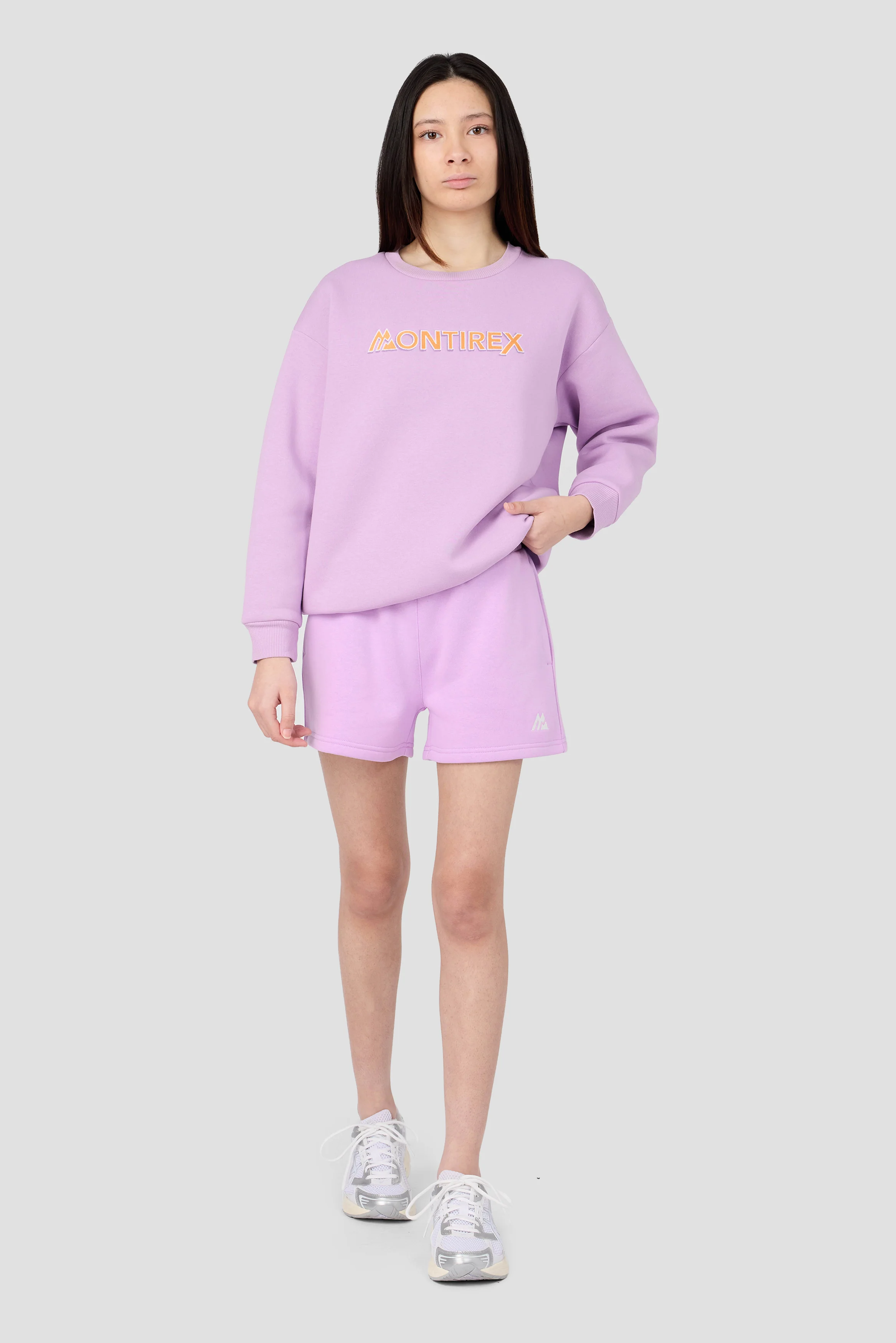 Girls Leap Sweatshirt - Lilac Breeze - Image 4
