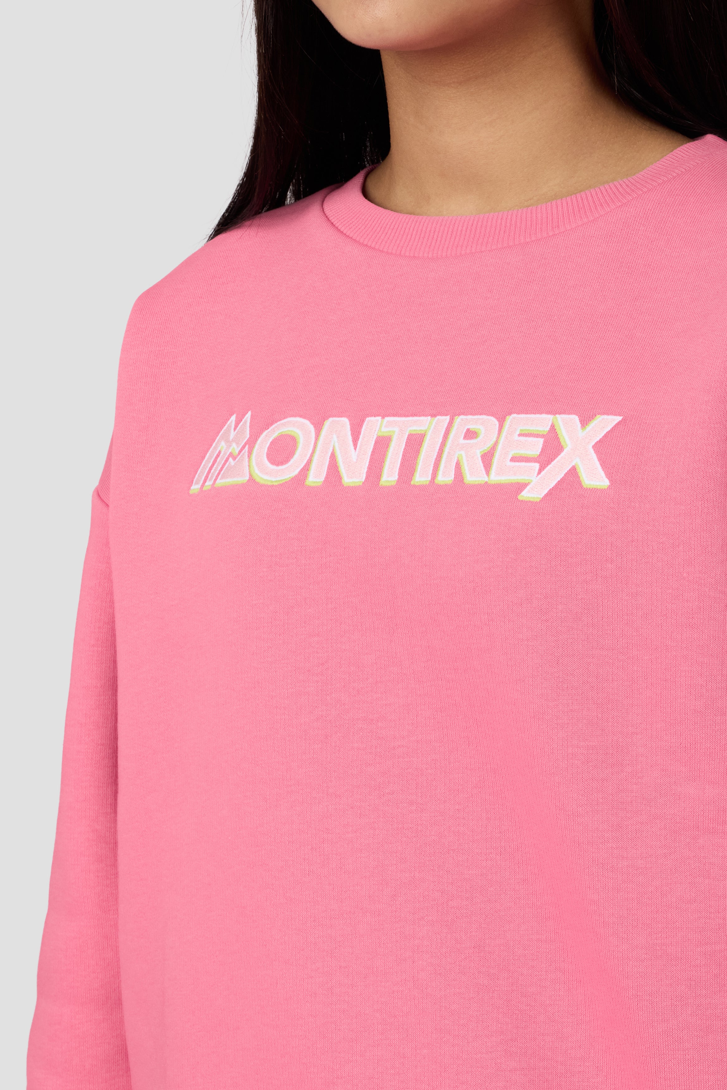 Girls Leap Sweatshirt - Pink Blossom - Image 3