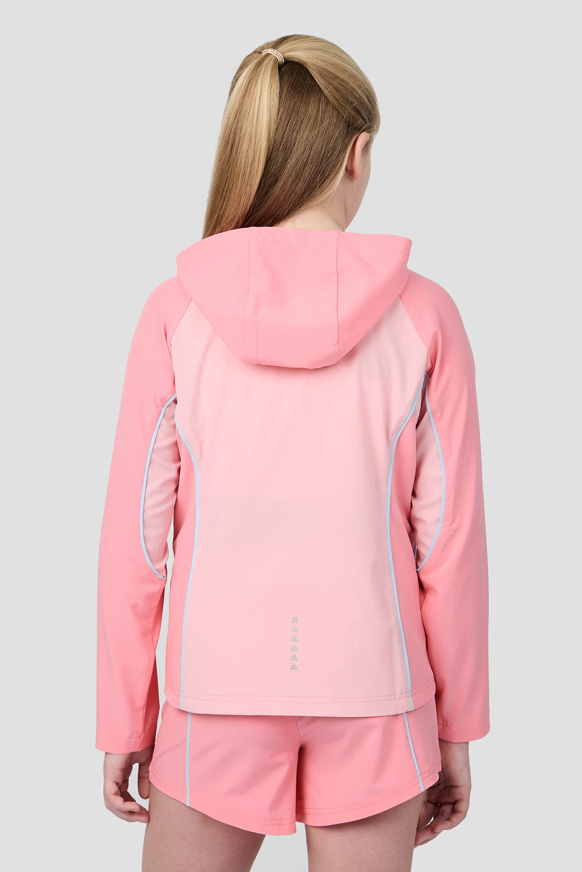 Girls Lumina Jacket - Ballet/Sweet Pink/Misty Blue - Image 2