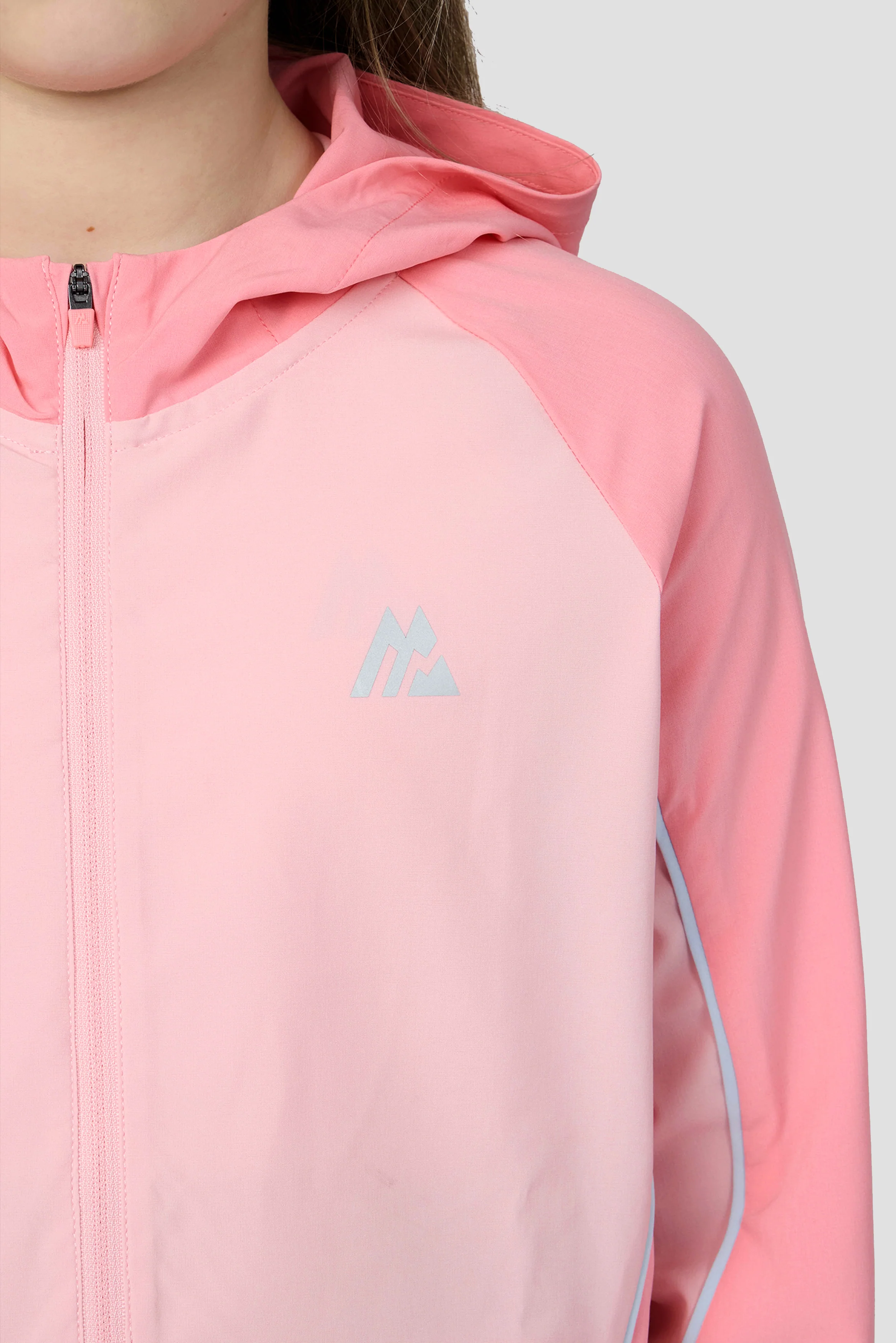 Girls Lumina Jacket - Ballet/Sweet Pink/Misty Blue - Image 3
