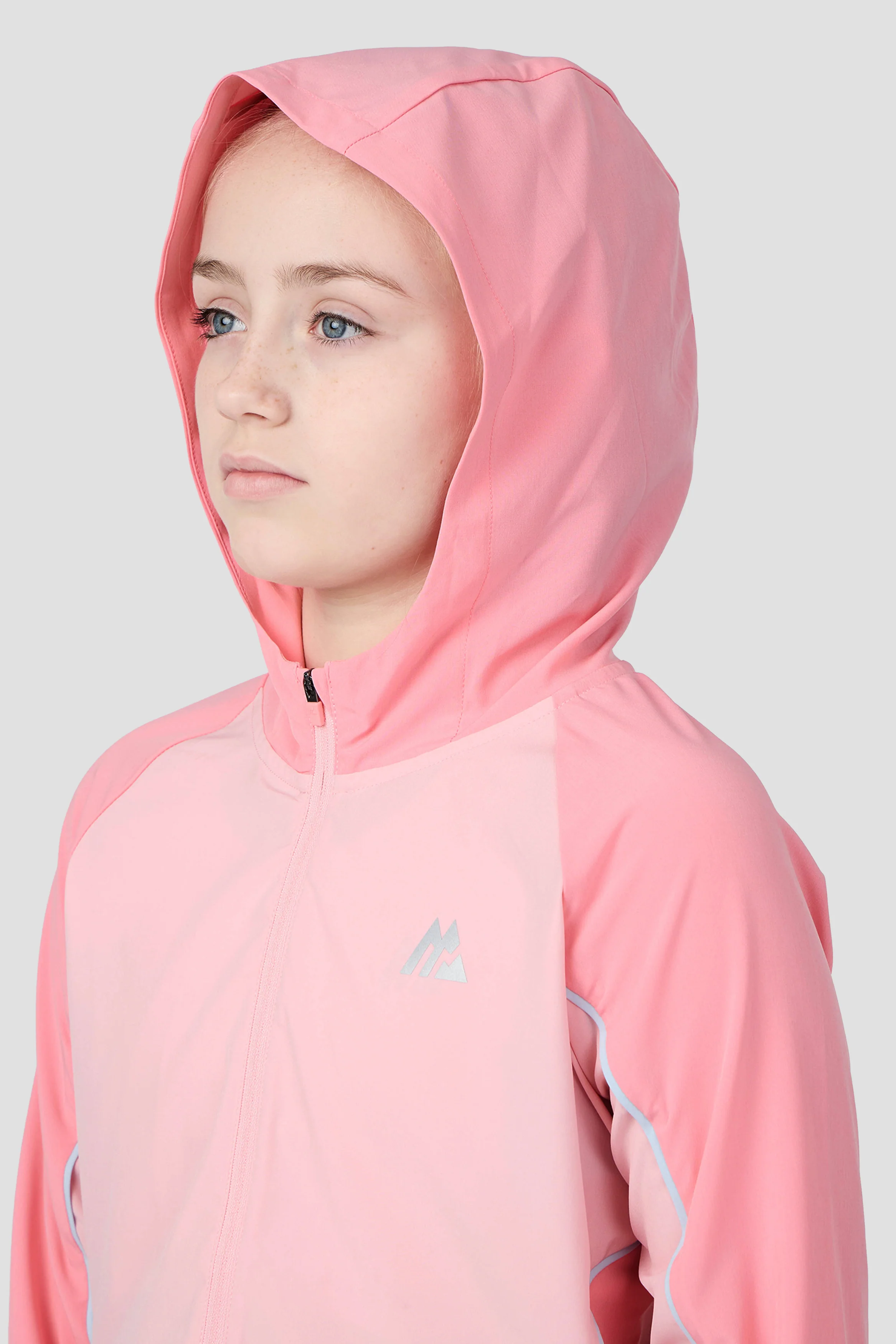 Girls Lumina Jacket - Ballet/Sweet Pink/Misty Blue - Image 6