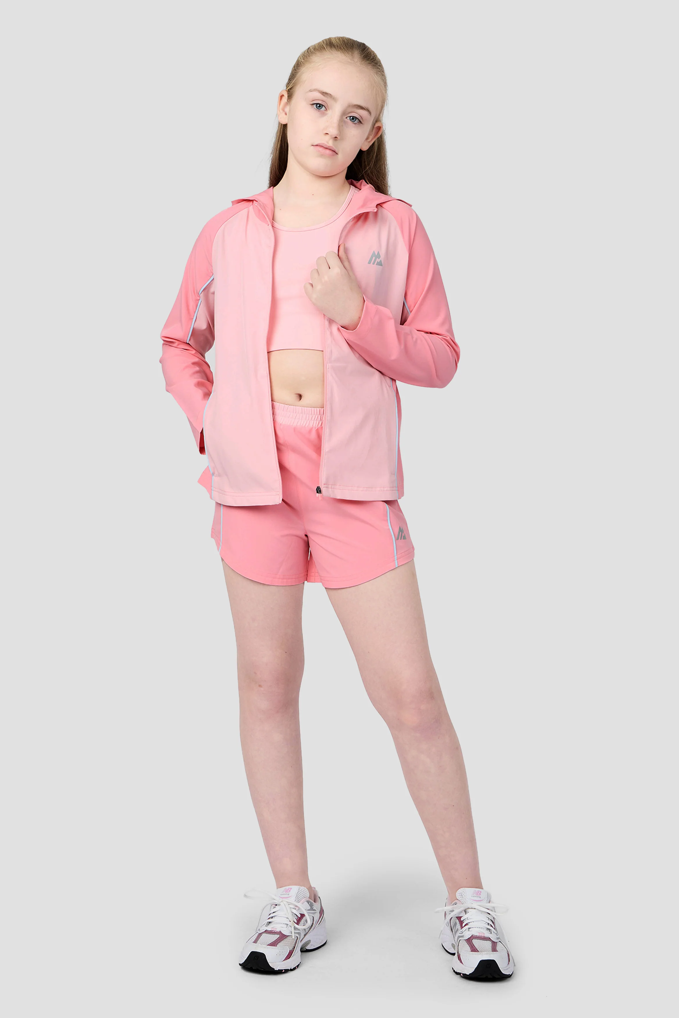 Girls Lumina Jacket - Ballet/Sweet Pink/Misty Blue - Image 7