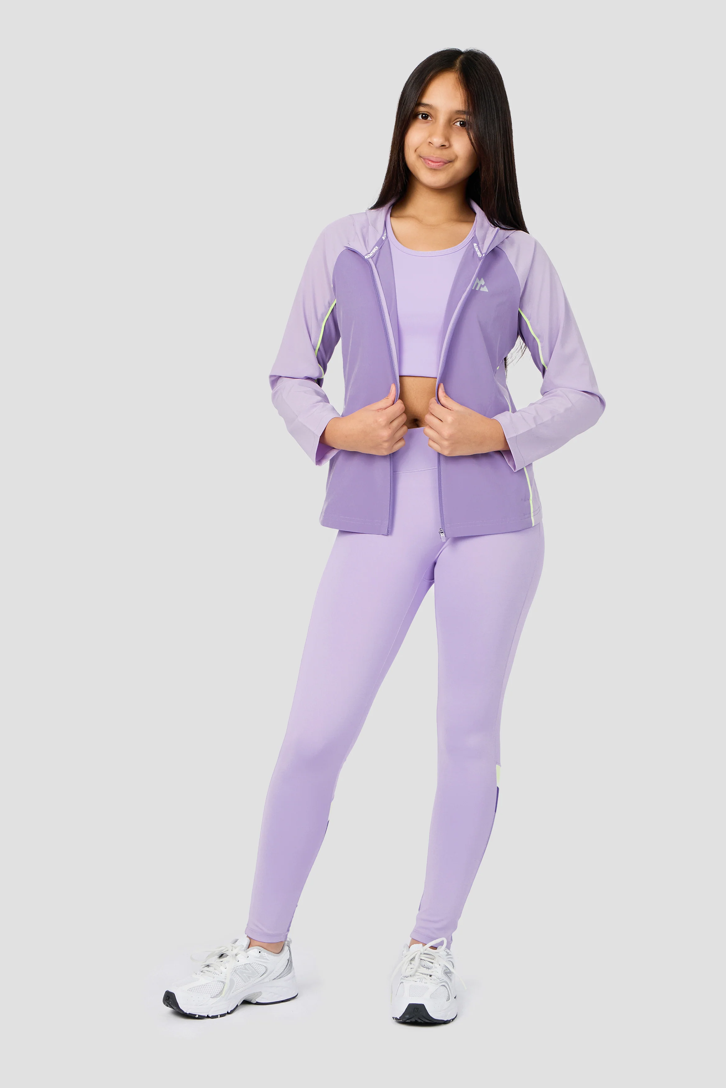 Girls Lumina Jacket - Parma/Lilac Chalk/Apple - Image 7