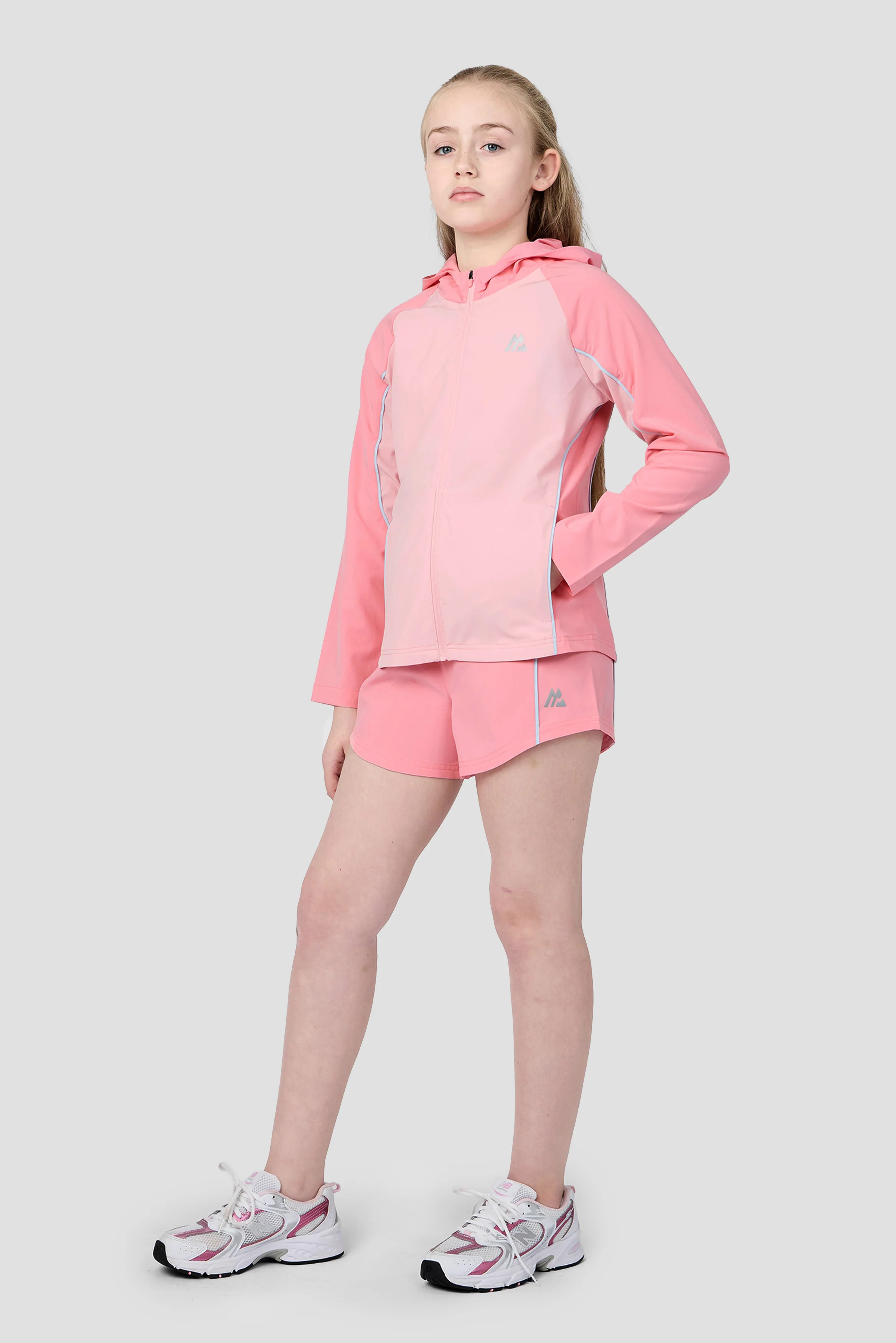 Girls Lumina Short - Ballet/Misty Blue - Image 3