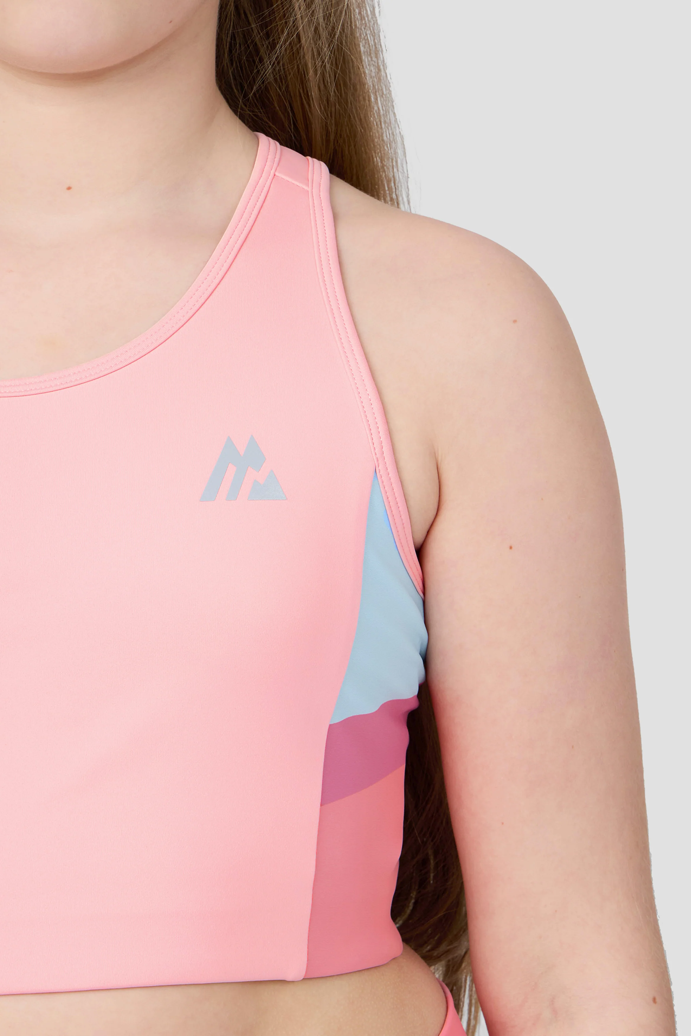 Girls Lumina Vest - Ballet/Sweet Pink/Powder Pink/Misty Blue - Image 3