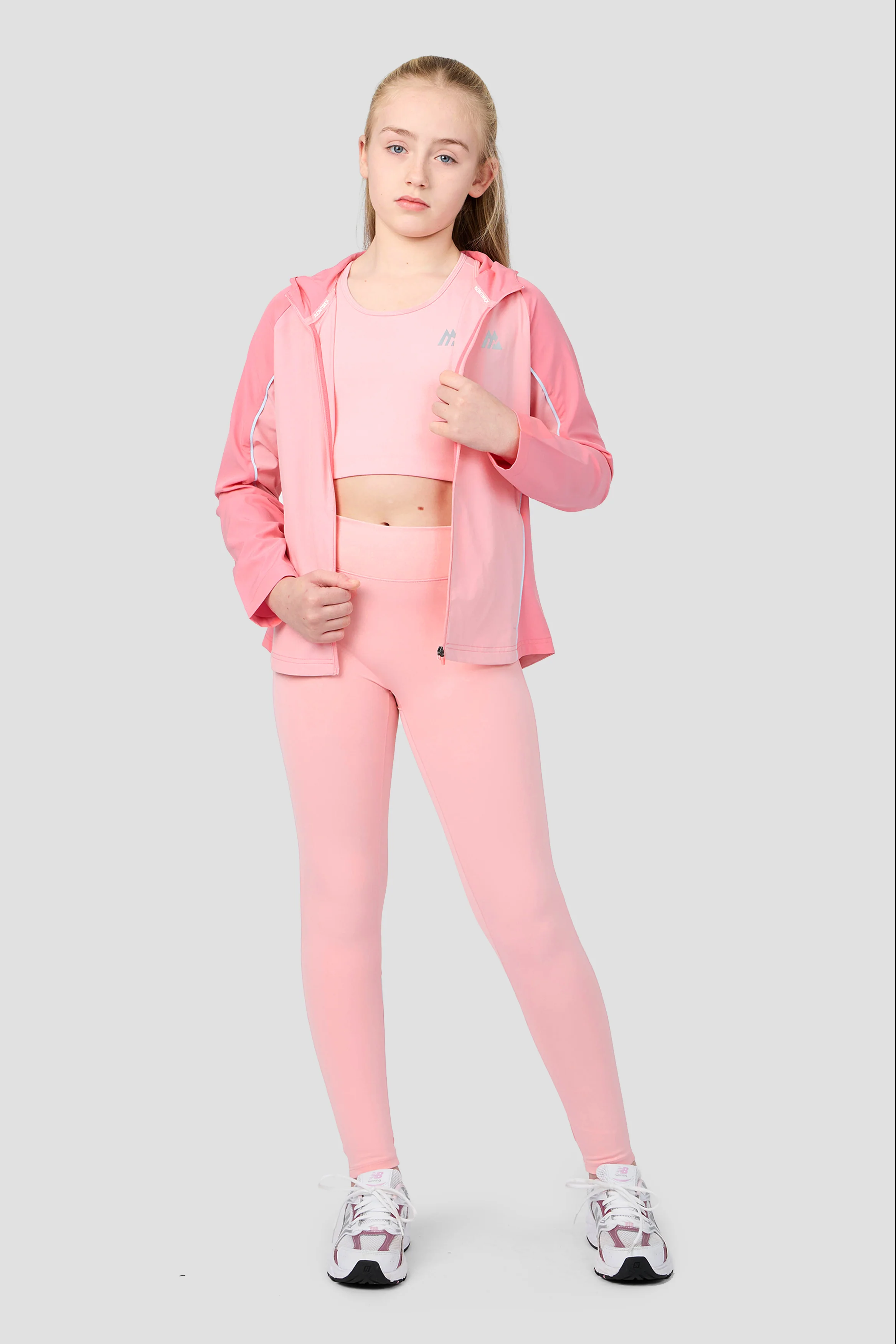 Girls Lumina Vest - Ballet/Sweet Pink/Powder Pink/Misty Blue - Image 4