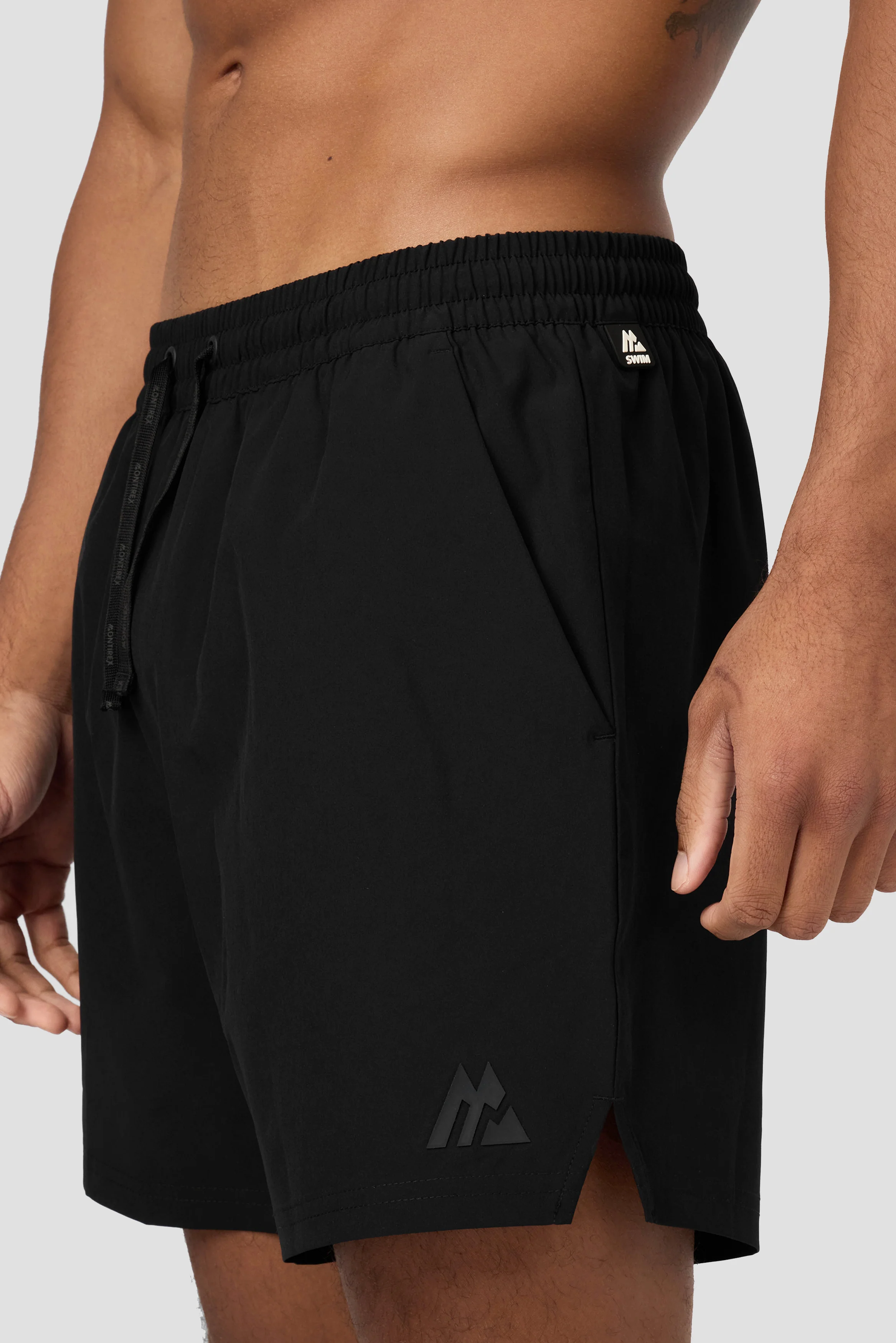 Monogram Swim Short - Black - Image 5