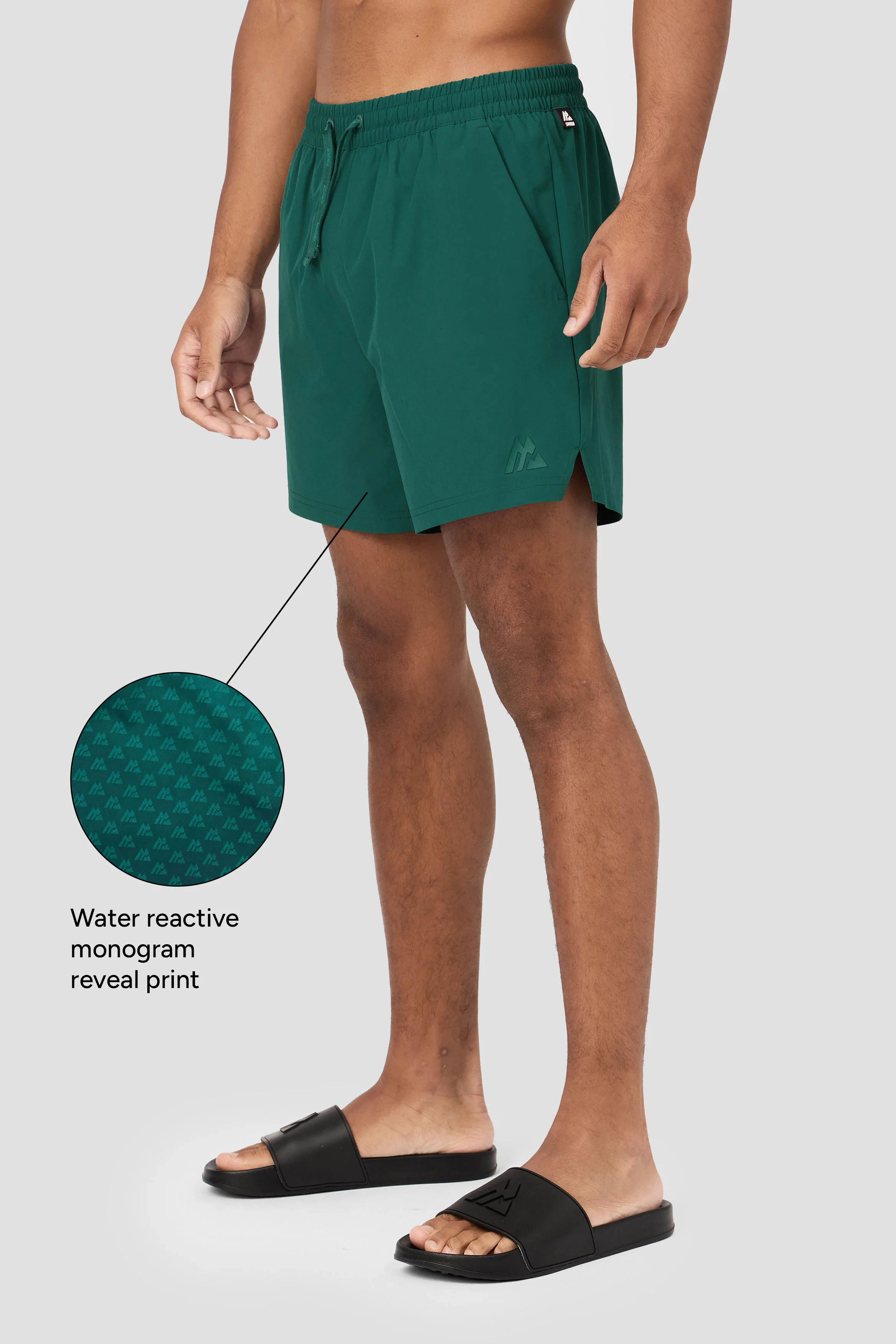 Monogram Swim Short - Ocean Abyss