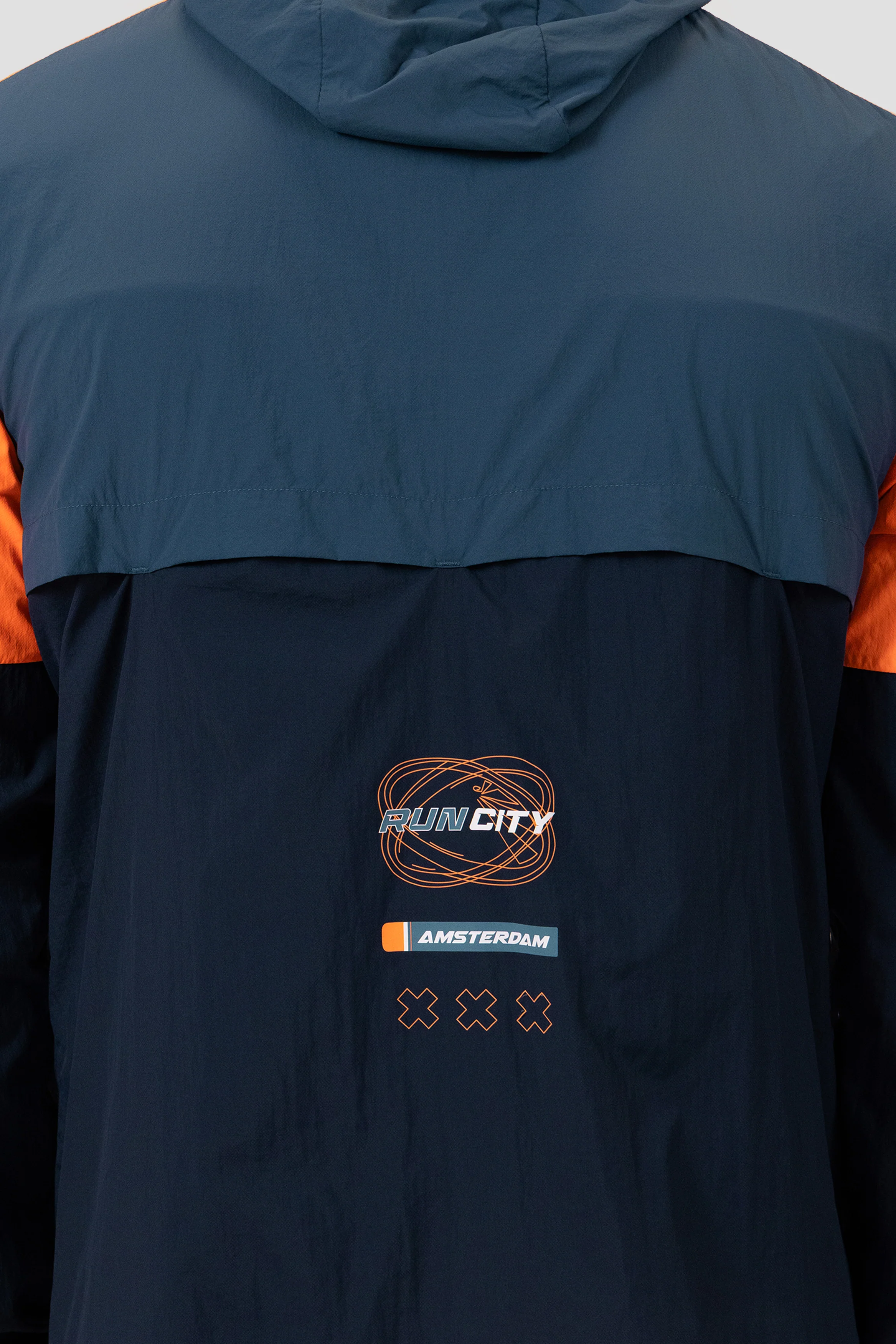 MTX Run City Amsterdam Jacket - Midnight Blue/Naval/Fiery Orange - Image 5
