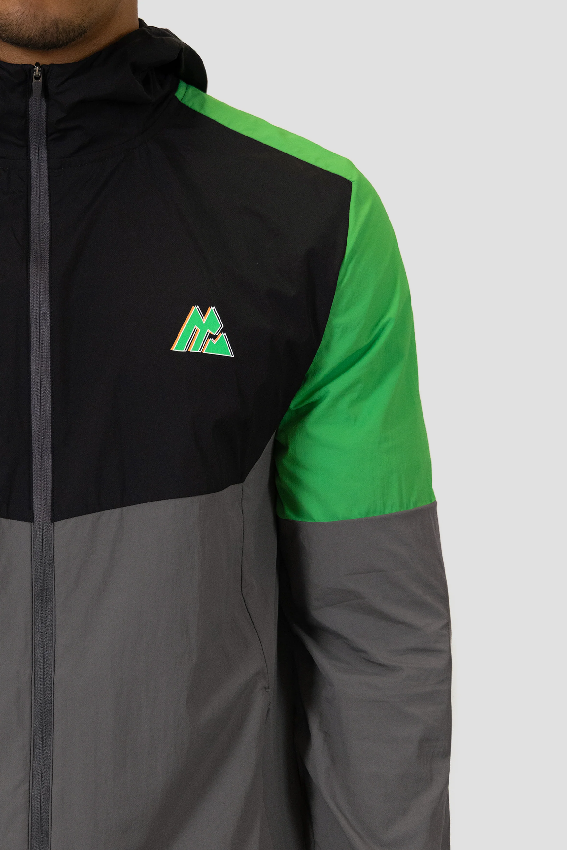 MTX Run City Dublin Jacket - Cement Grey/Black/Jada Green - Image 6