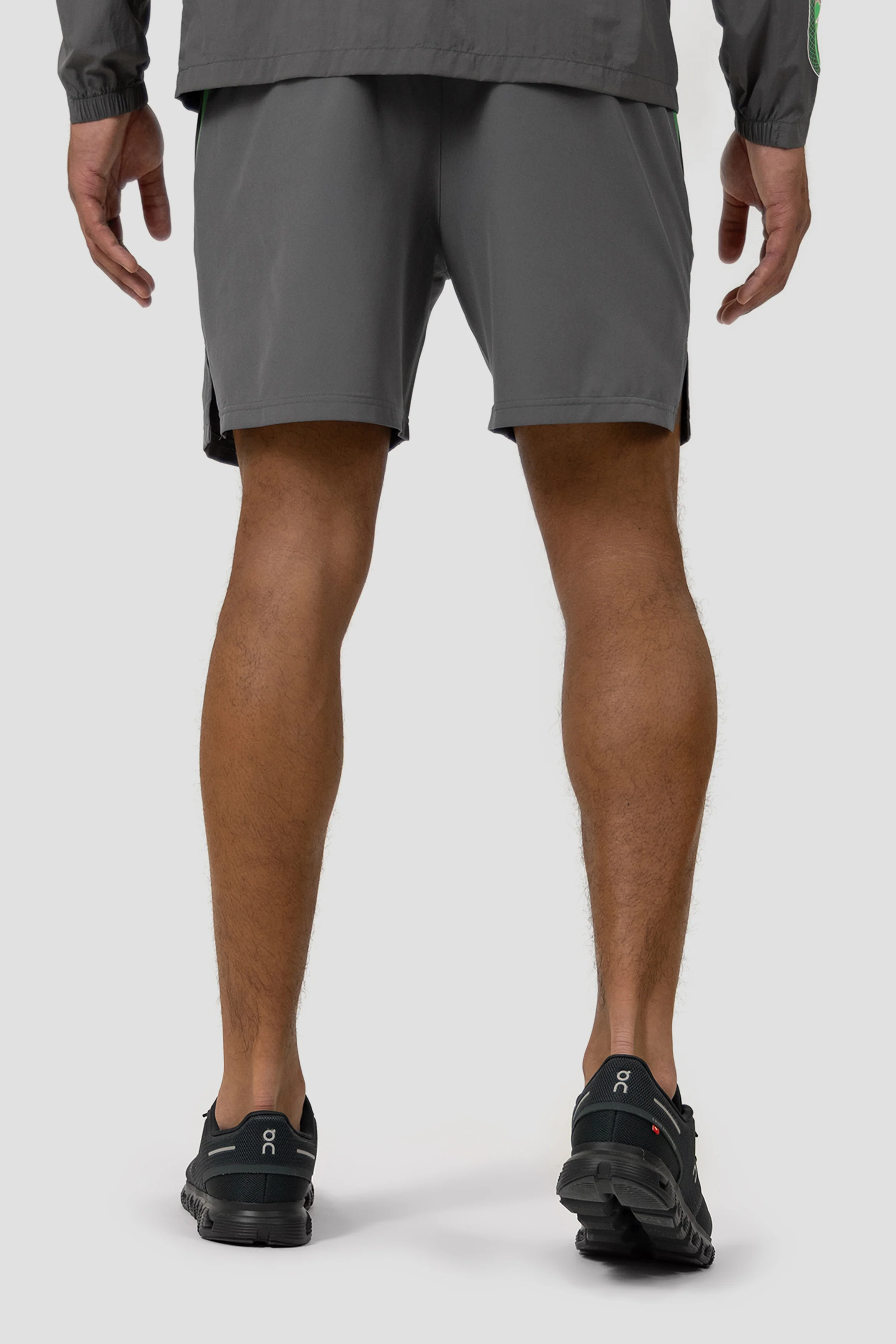 MTX Run City Dublin Short - Cement Grey/Black/Jada Green - Image 4