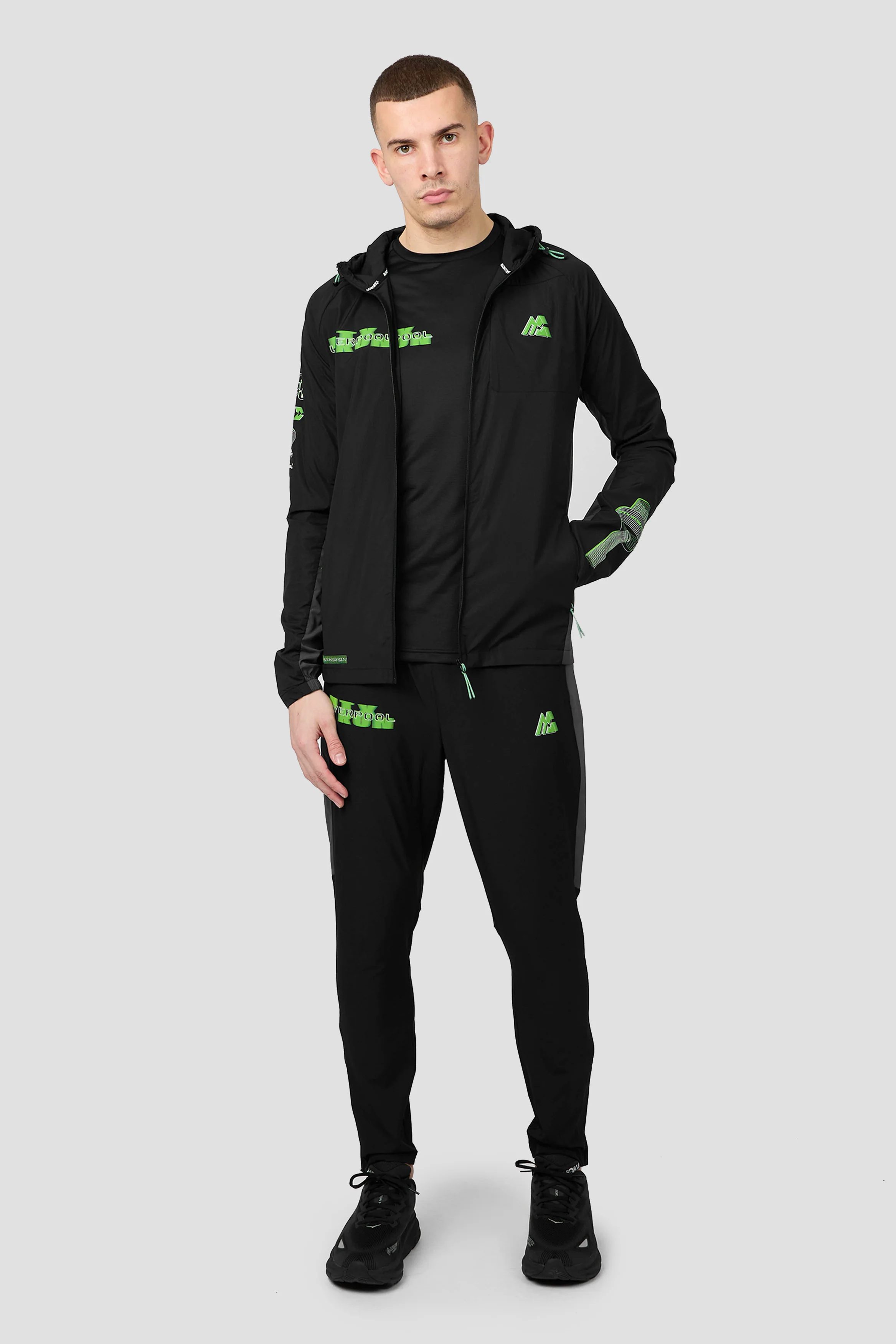 MTX Run City Liverpool Jacket - Black/Asphalt - Image 11