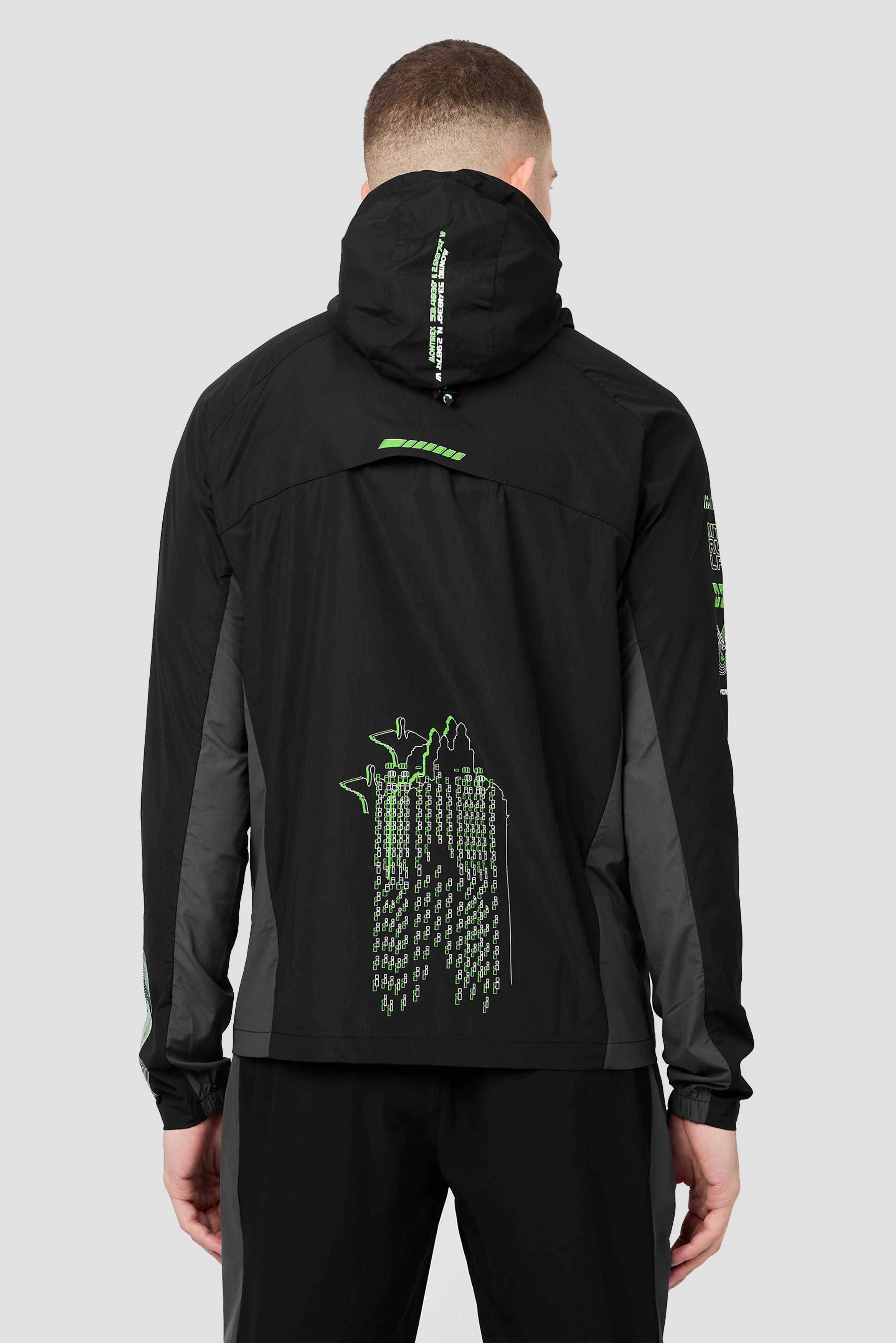 MTX Run City Liverpool Jacket - Black/Asphalt - Image 2
