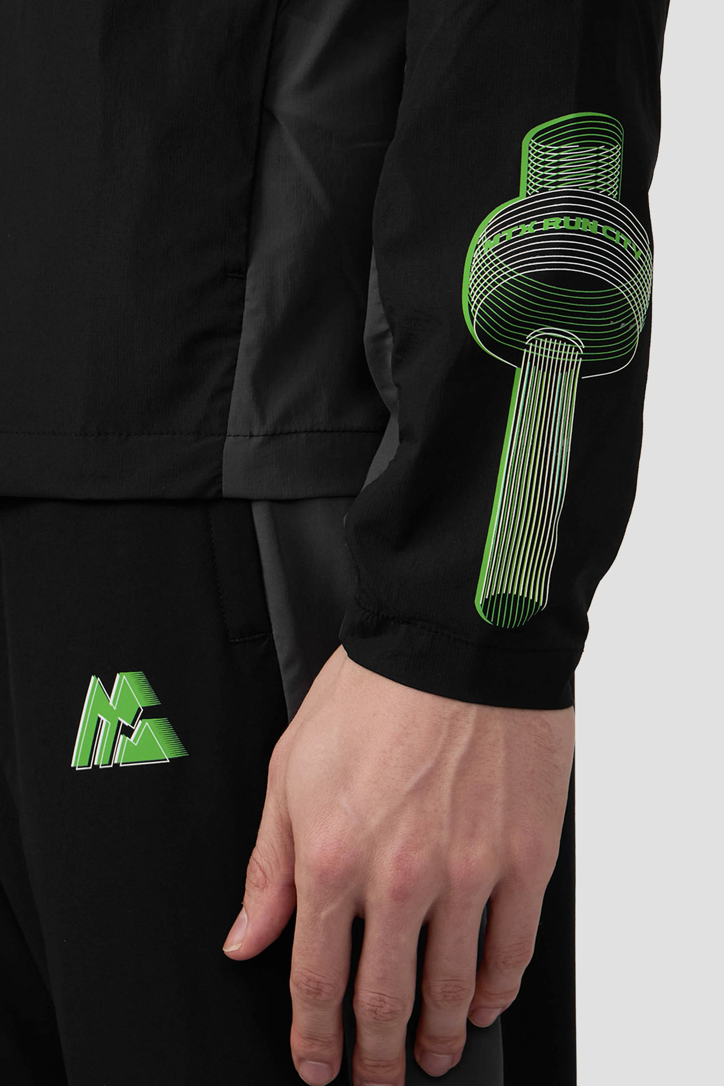 MTX Run City Liverpool Jacket - Black/Asphalt - Image 6