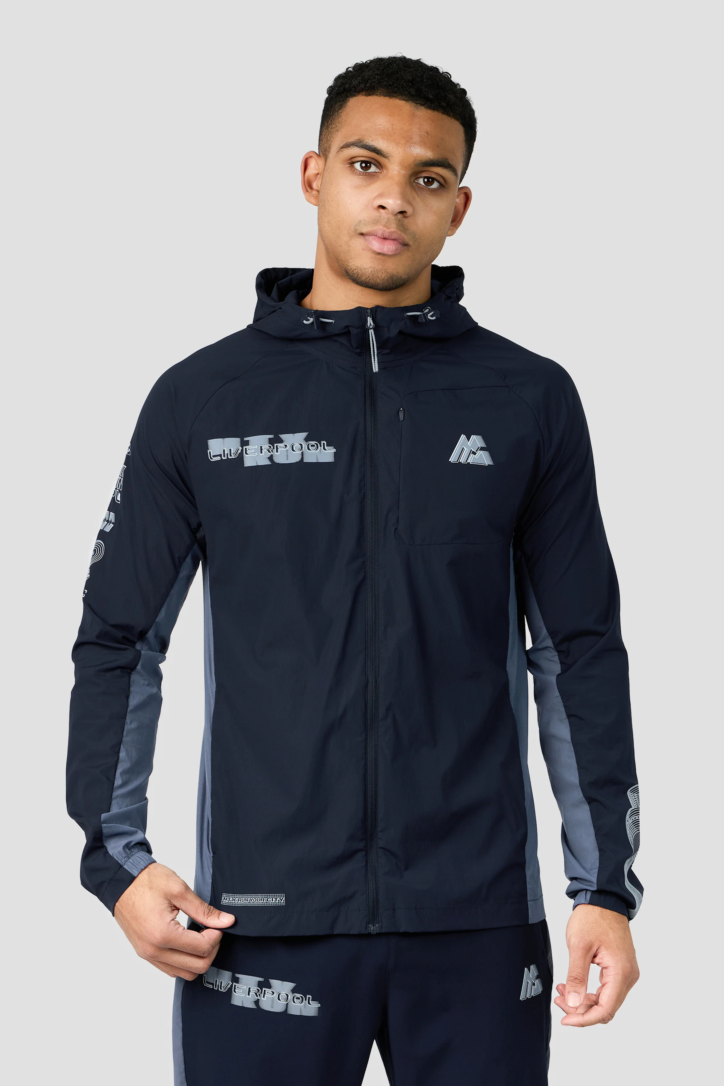 MTX Run City Liverpool Jacket - Midnight Blue/Greyed Indigo