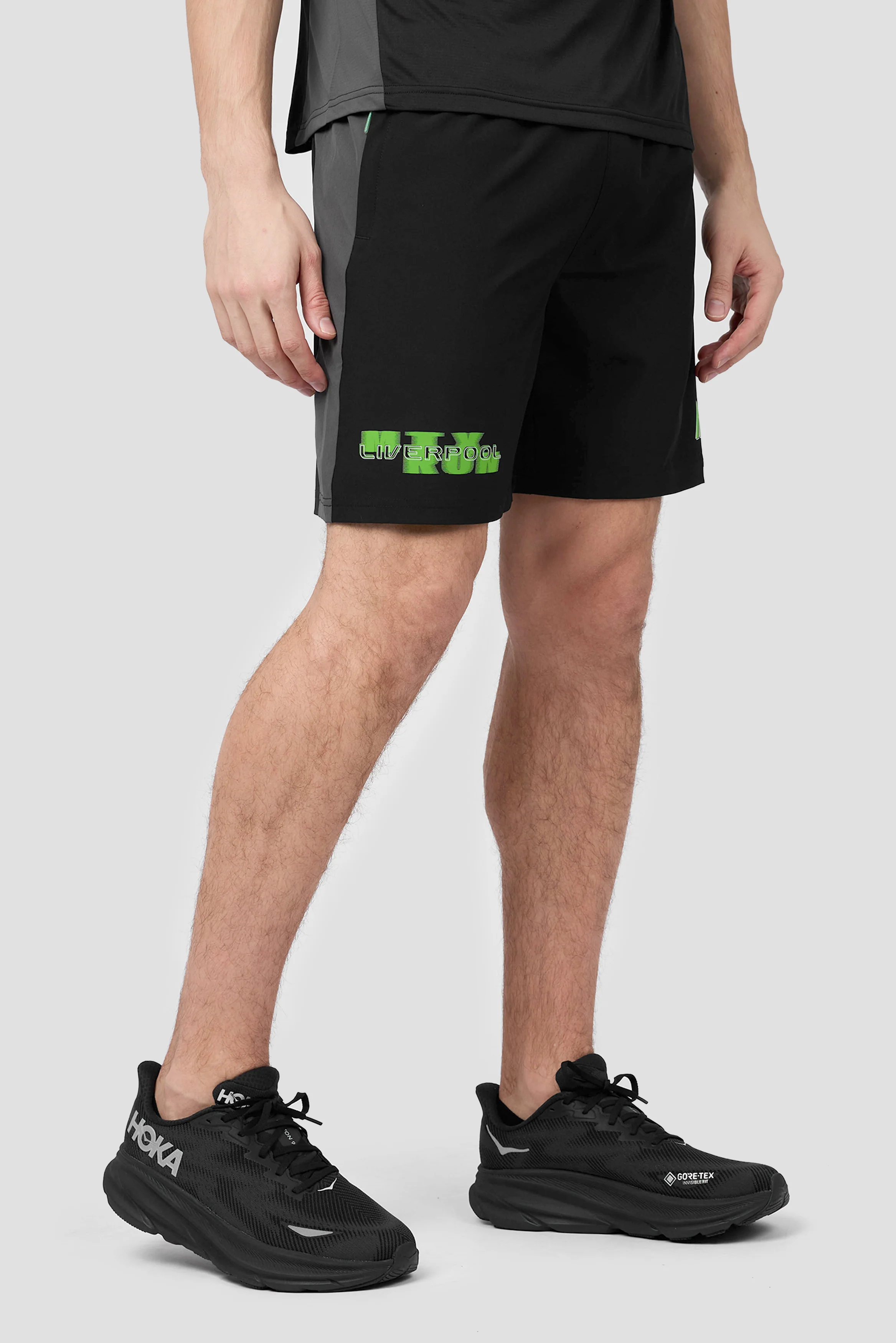 MTX Run City Liverpool Short - Black/Asphalt - Image 2