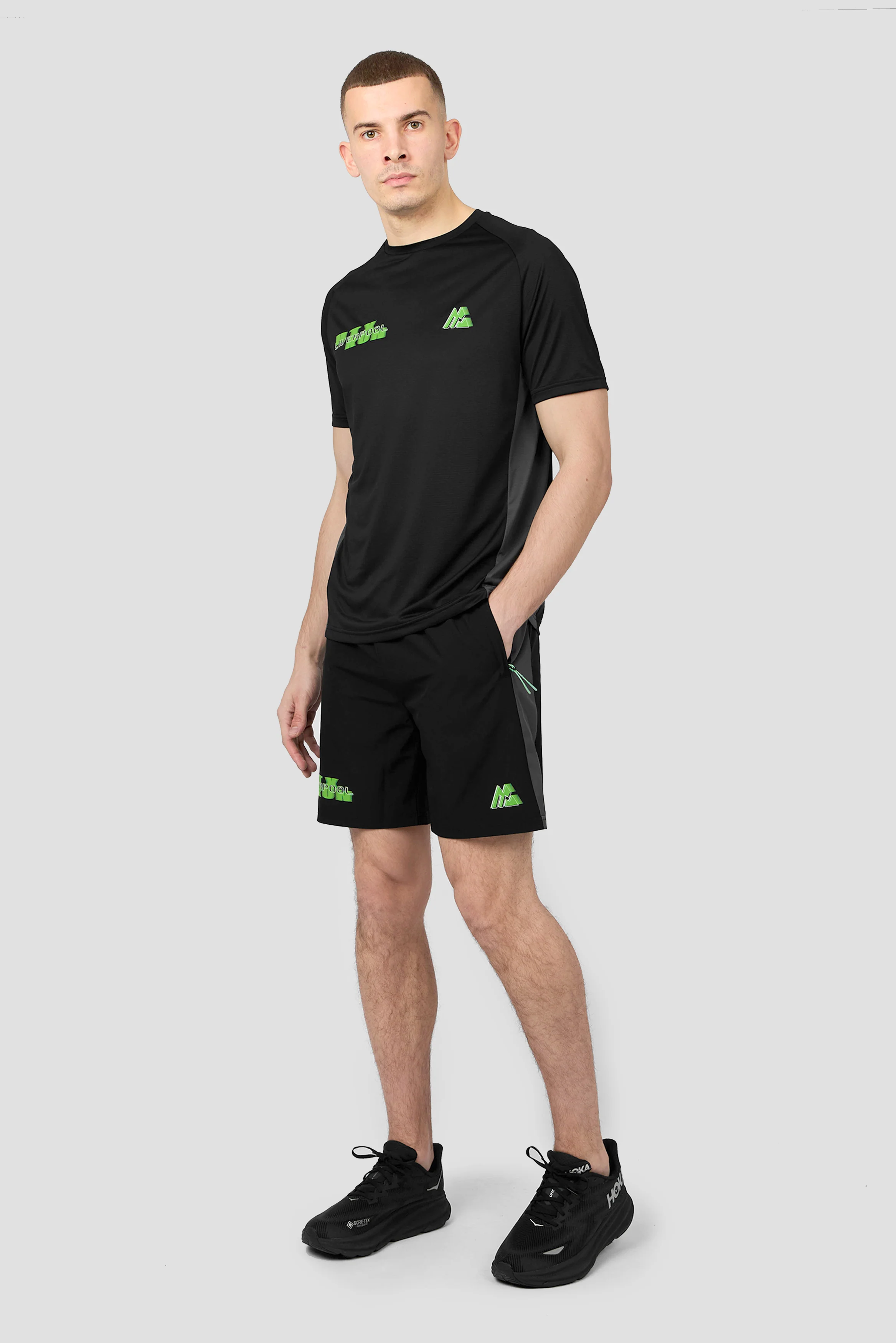 MTX Run City Liverpool Short - Black/Asphalt - Image 3