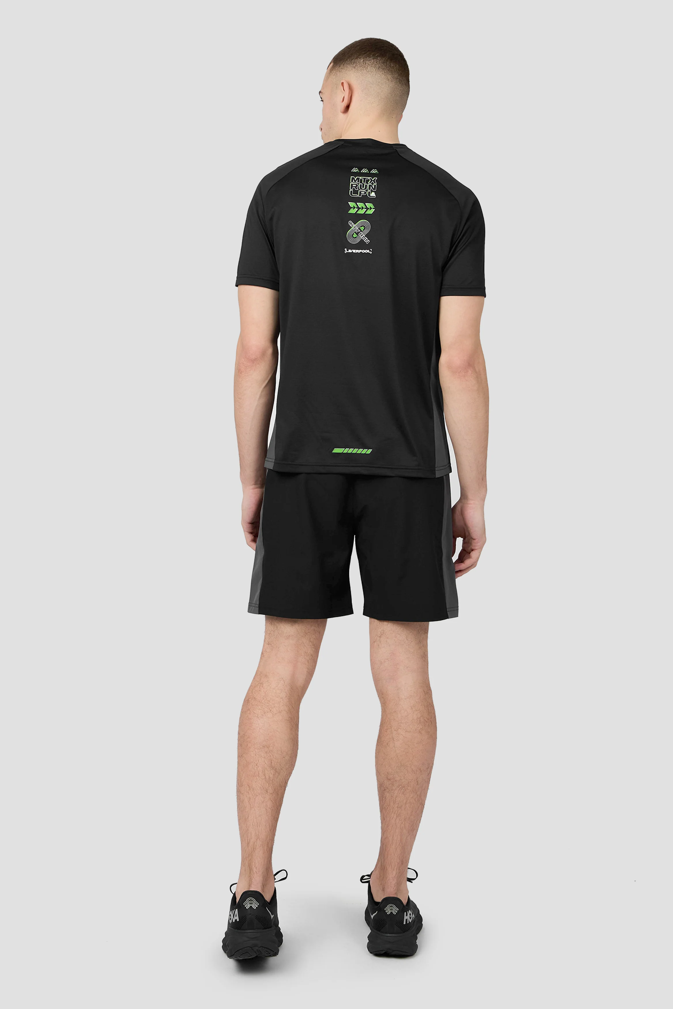 MTX Run City Liverpool Short - Black/Asphalt - Image 4