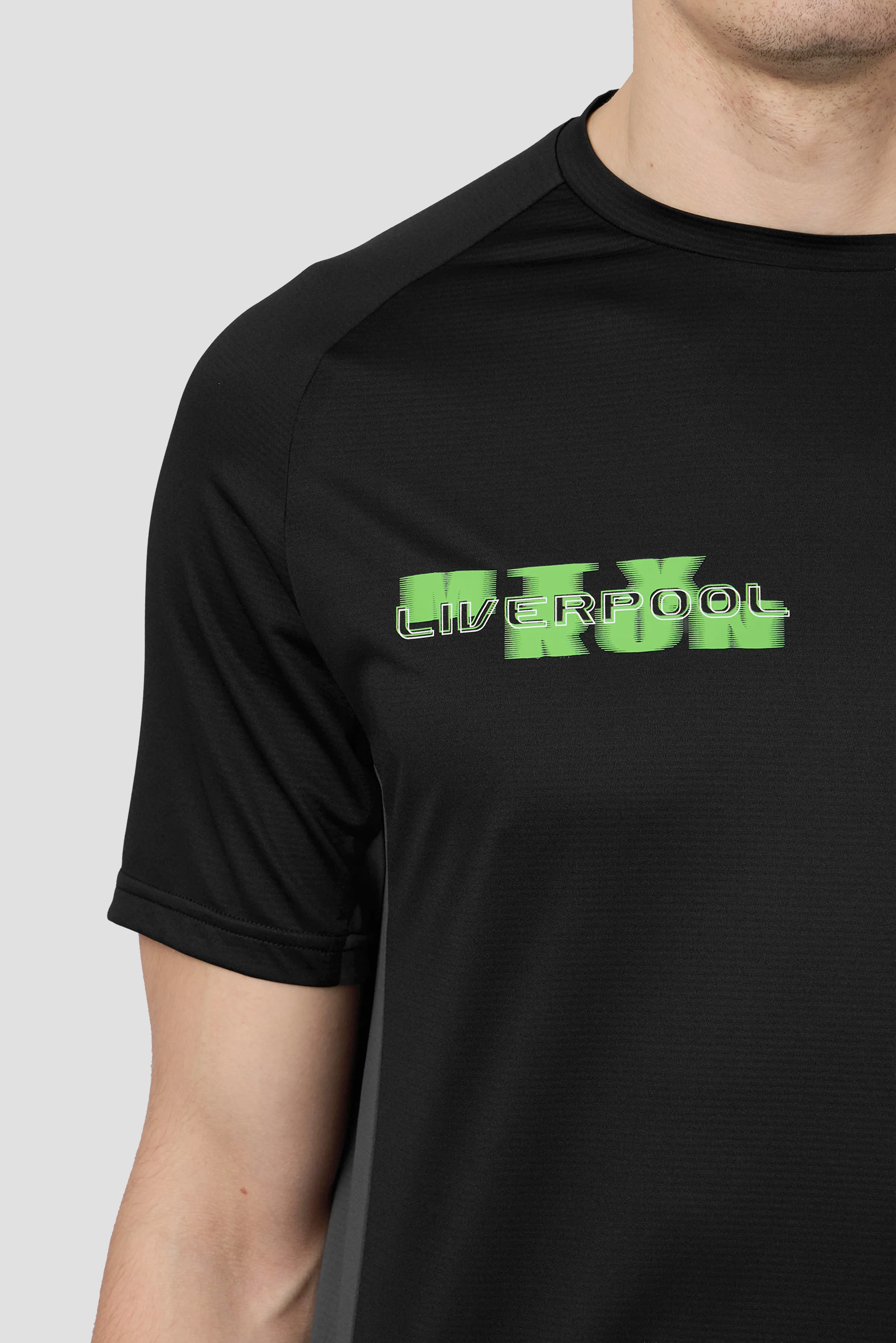 MTX Run City Liverpool T-Shirt - Black/Asphalt - Image 4