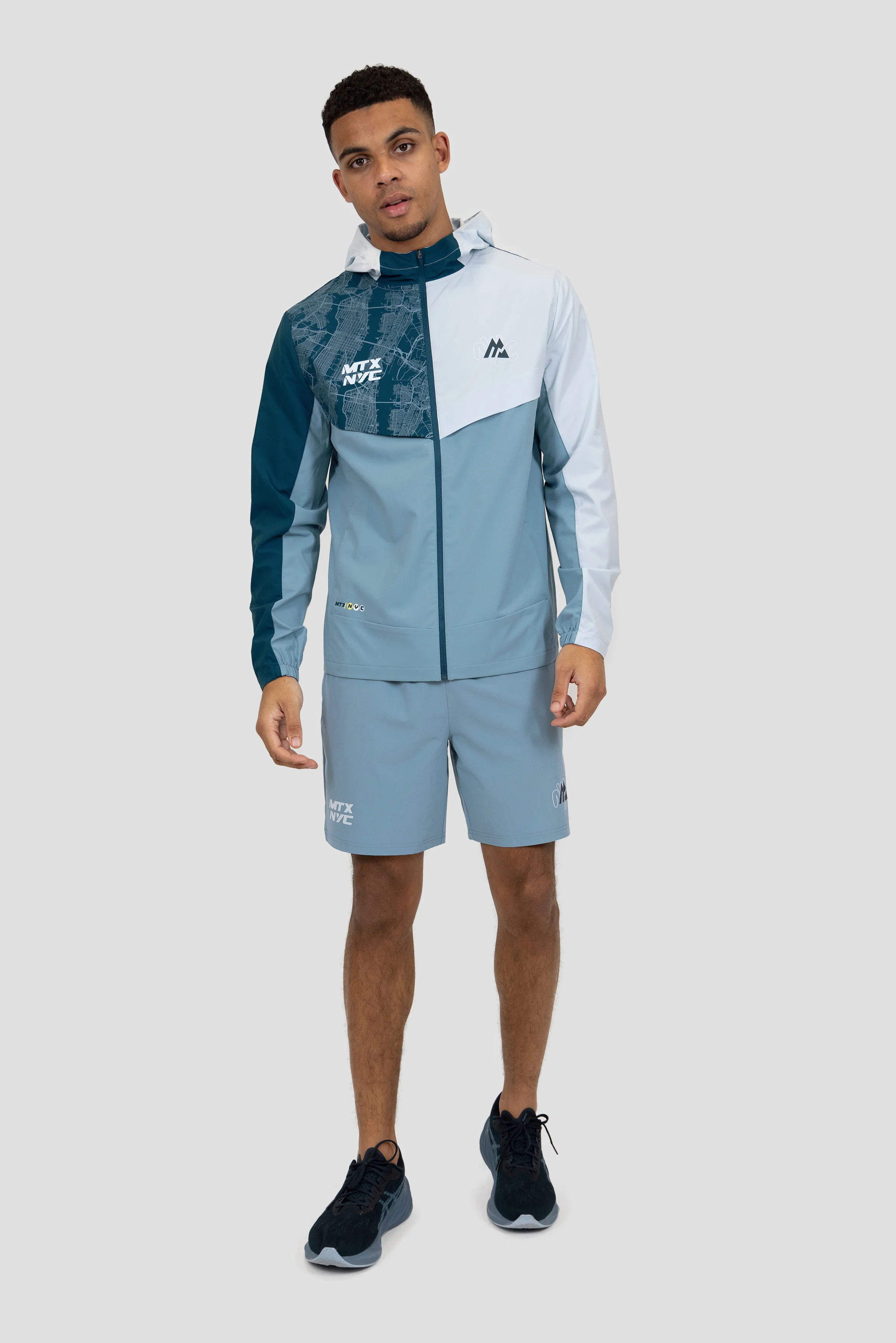 MTX Run City New York Jacket - Abyssal/Summer Mist/Slate Blue - Image 3