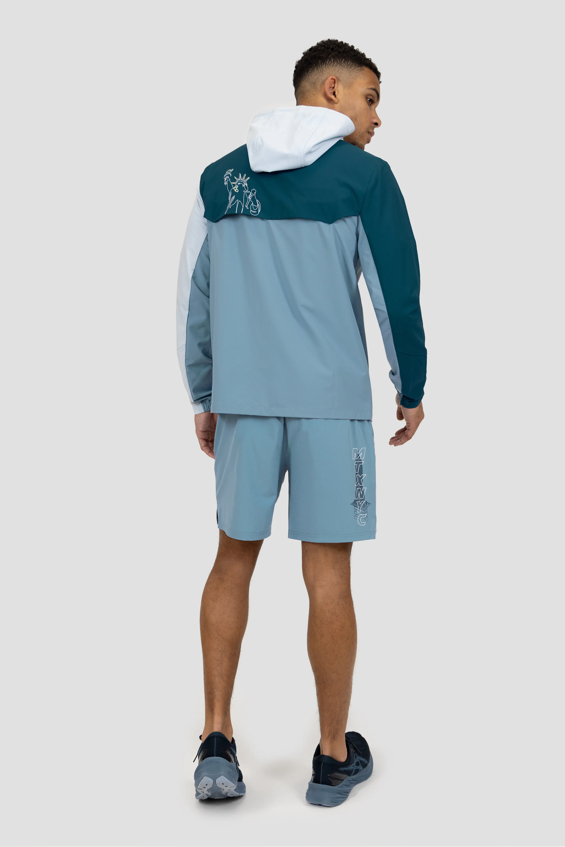 MTX Run City New York Jacket - Abyssal/Summer Mist/Slate Blue - Image 4