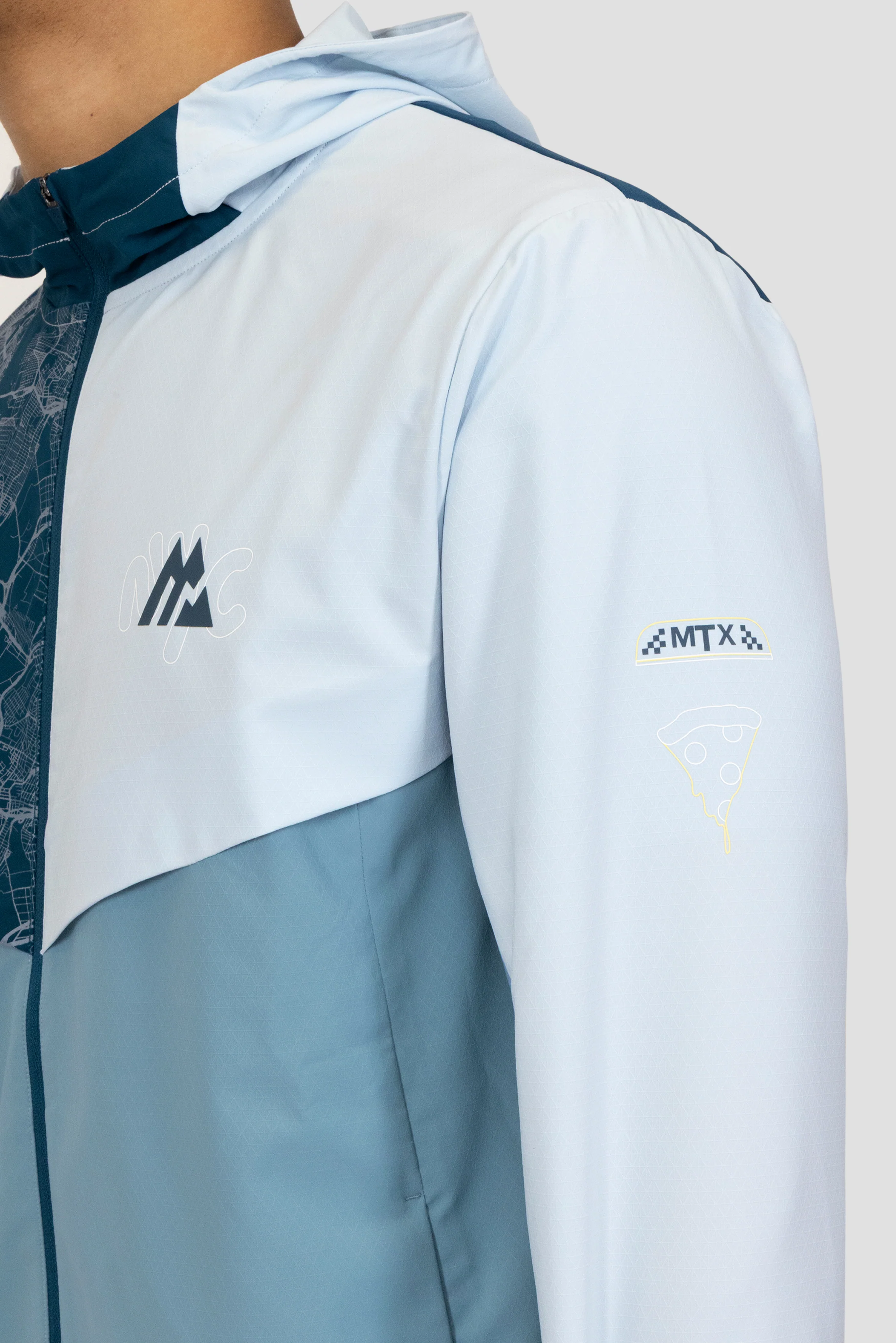 MTX Run City New York Jacket - Abyssal/Summer Mist/Slate Blue - Image 8