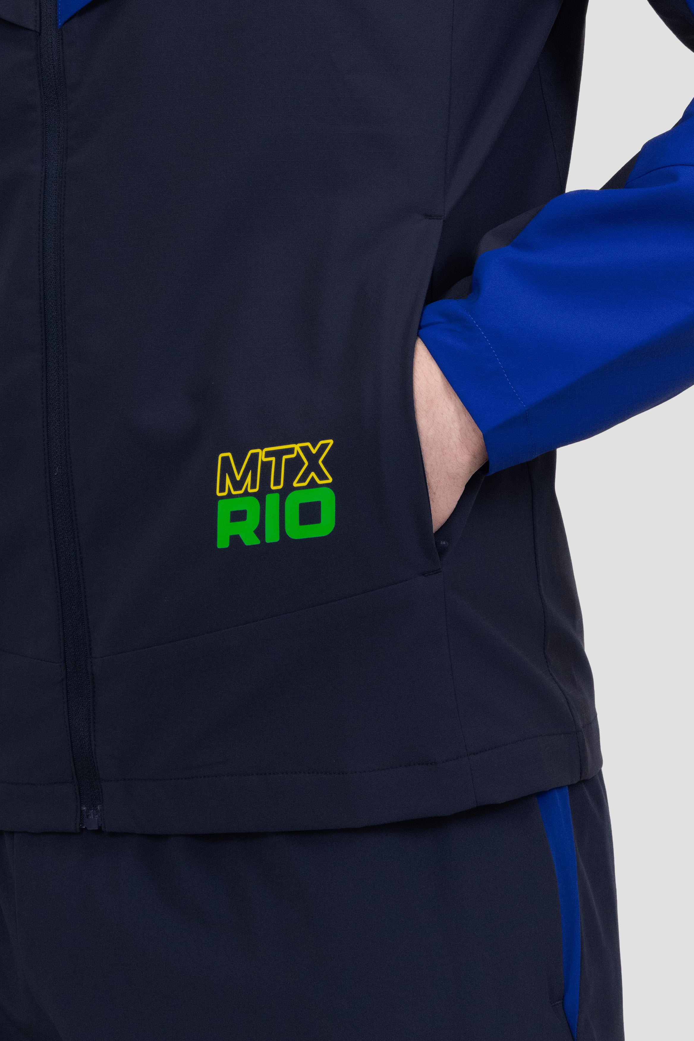 MTX Run City Rio Jacket - Midnight Blue/Persian Blue - Image 6