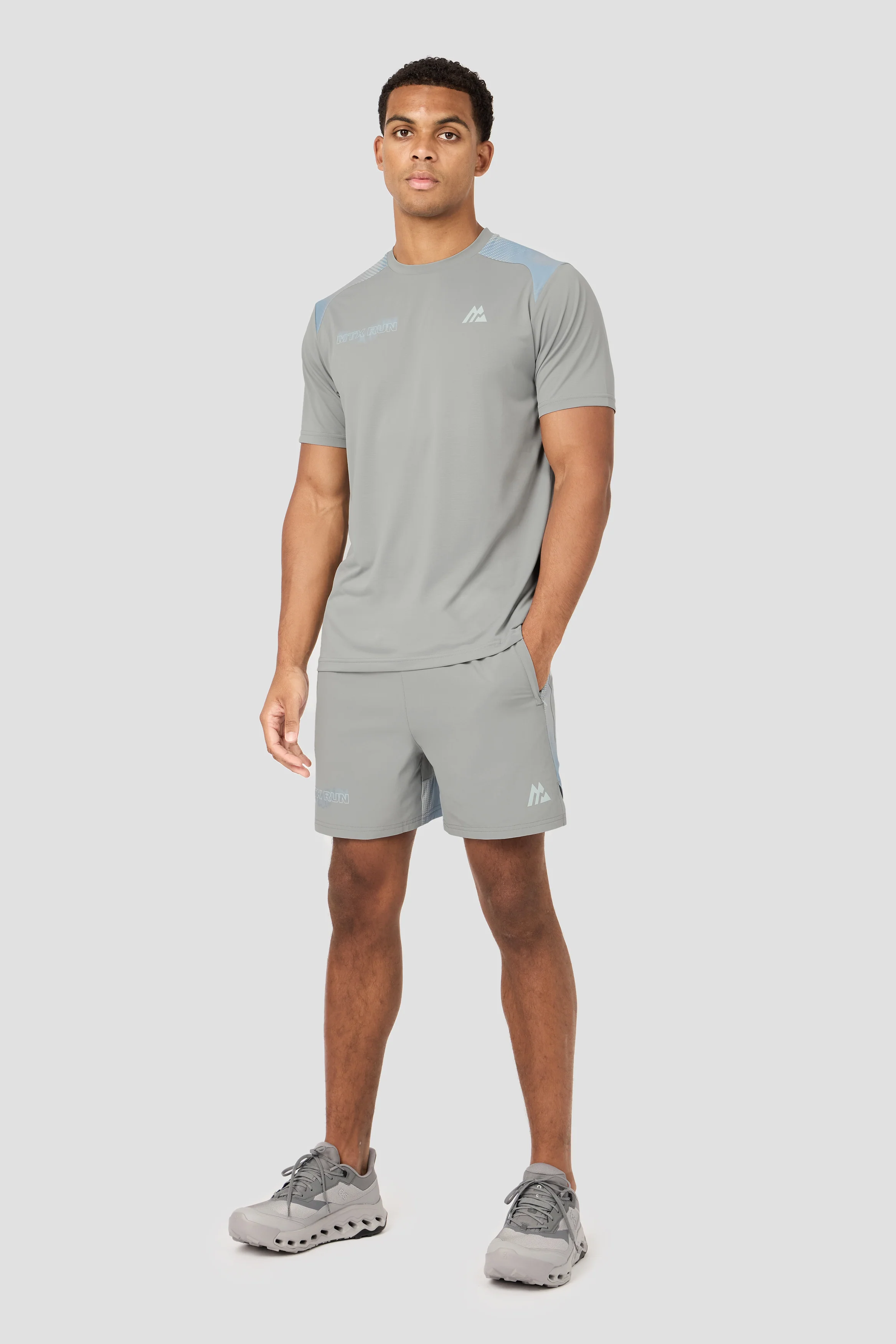 MTX Run Disperse Short - Platinum Grey - Image 3