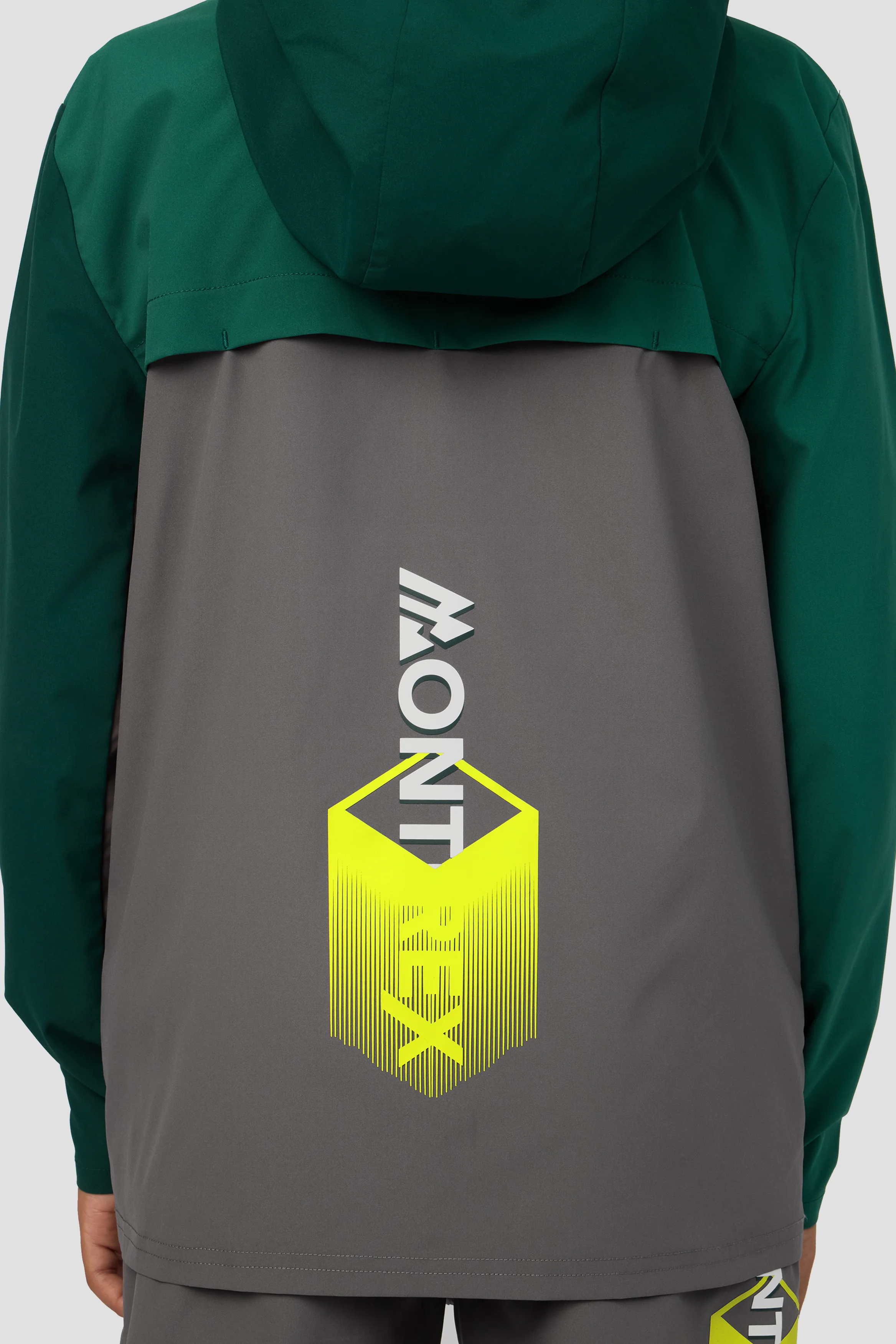 Boys MTX Run Jacket - Cement Grey/Evergreen/Sherwood - Image 5