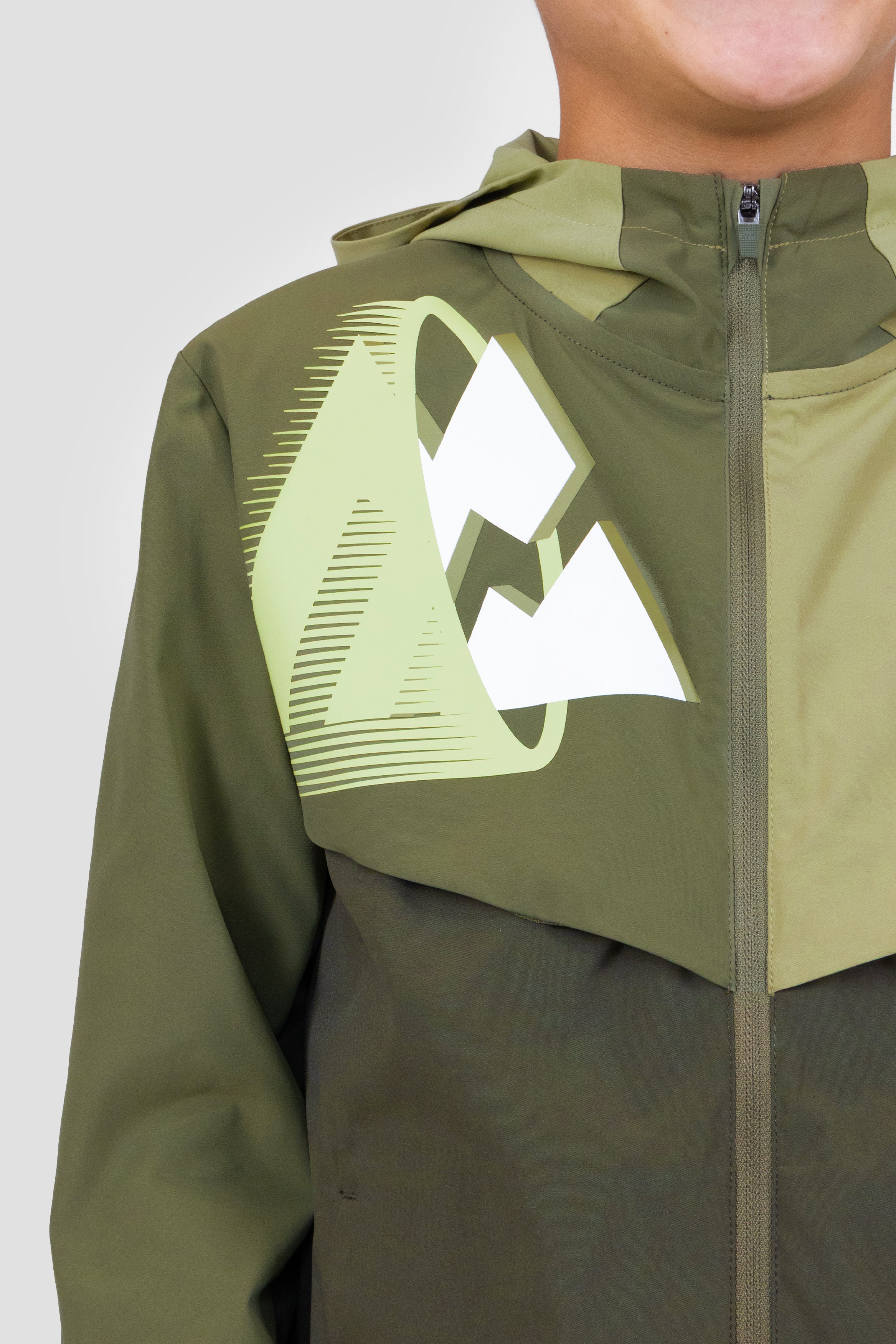 Boys MTX Run Jacket - Elm/Eden/Orchard - Image 5