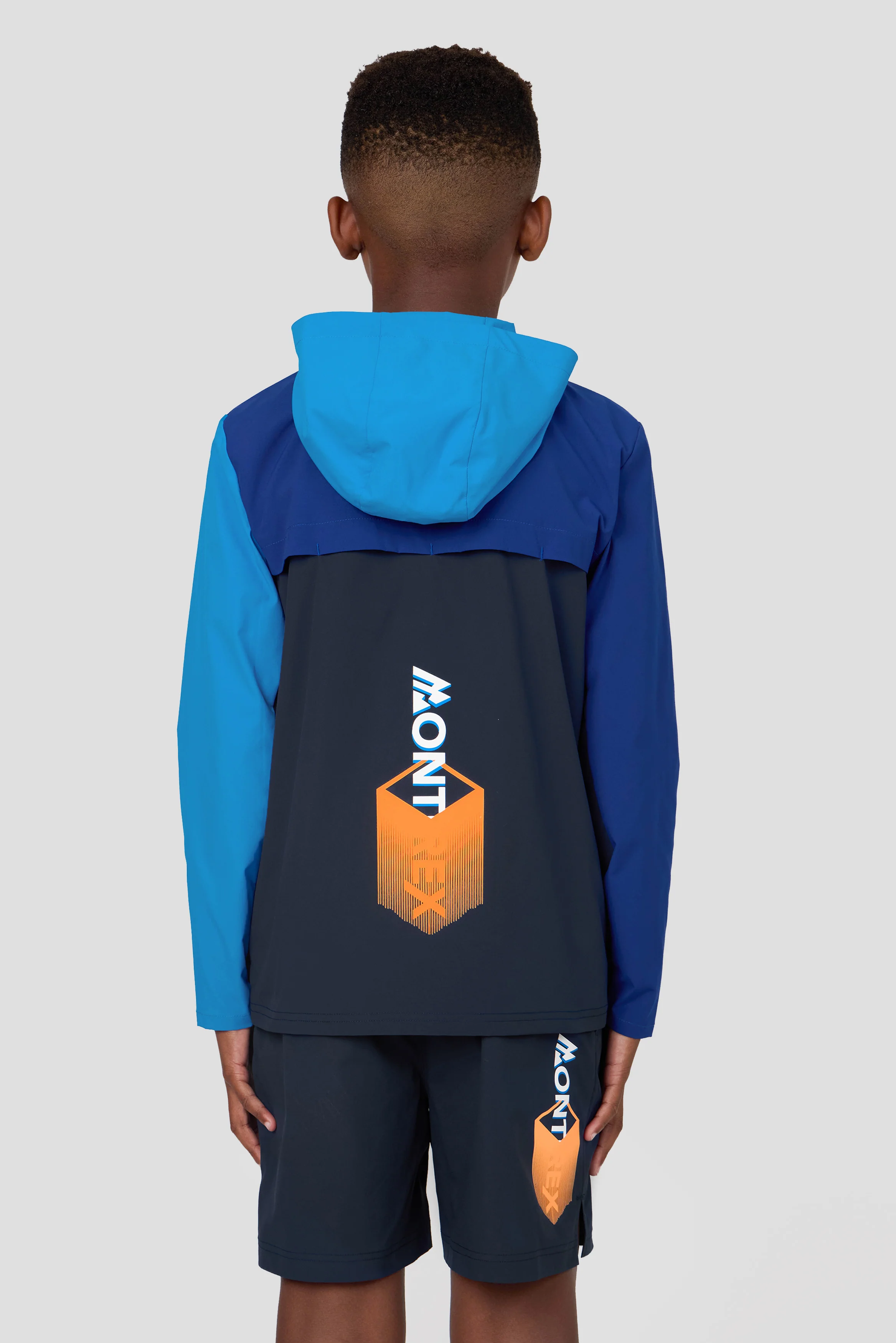 Boys MTX Run Jacket - Midnight Blue/Idaho Blue/Marine Blue - Image 2