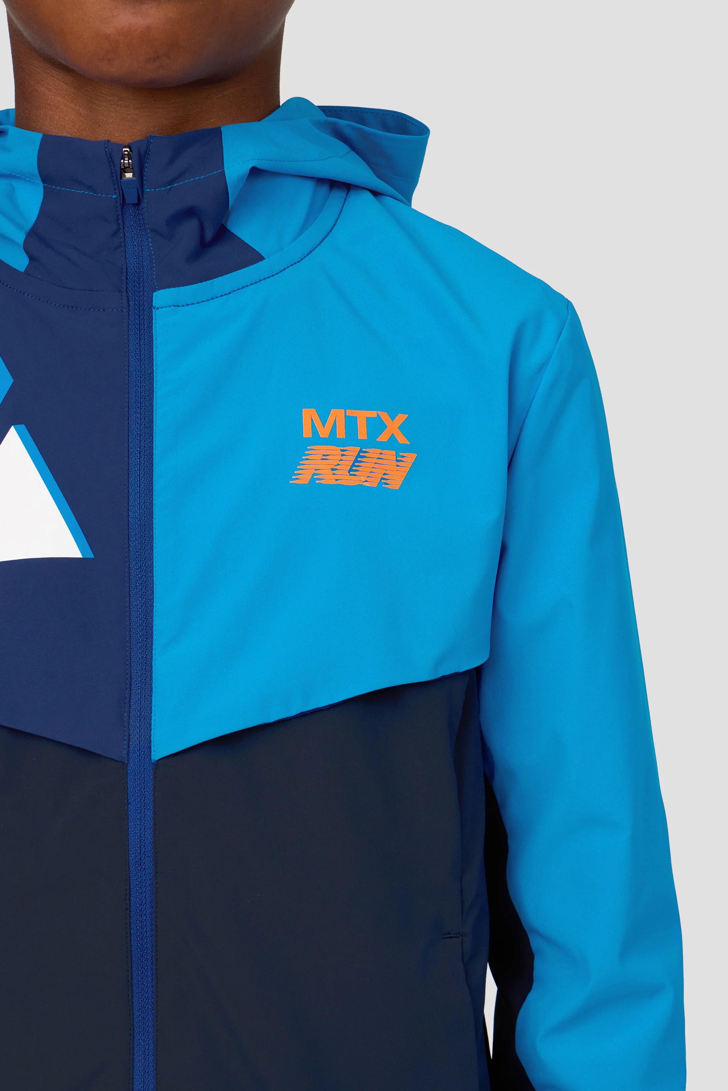 Boys MTX Run Jacket - Midnight Blue/Idaho Blue/Marine Blue - Image 5