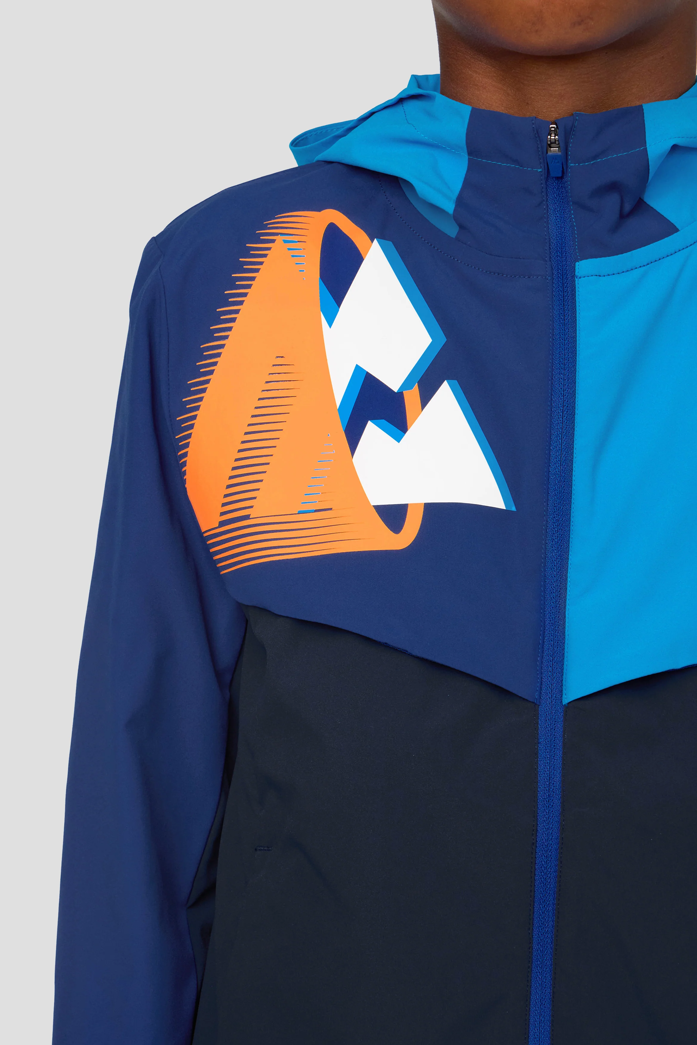 Boys MTX Run Jacket - Midnight Blue/Idaho Blue/Marine Blue - Image 6