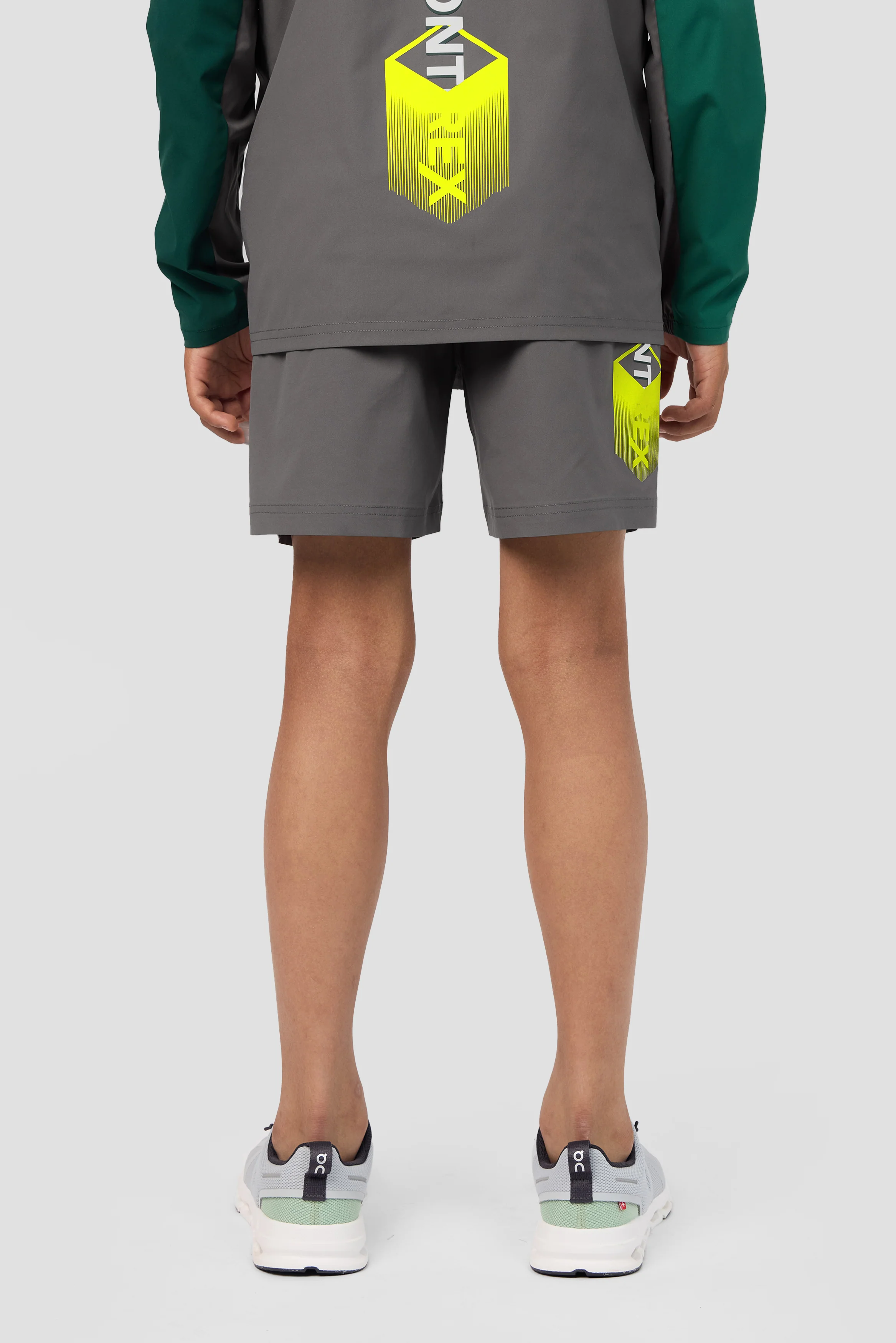 Boys MTX Run Short - Cement Grey - Image 4