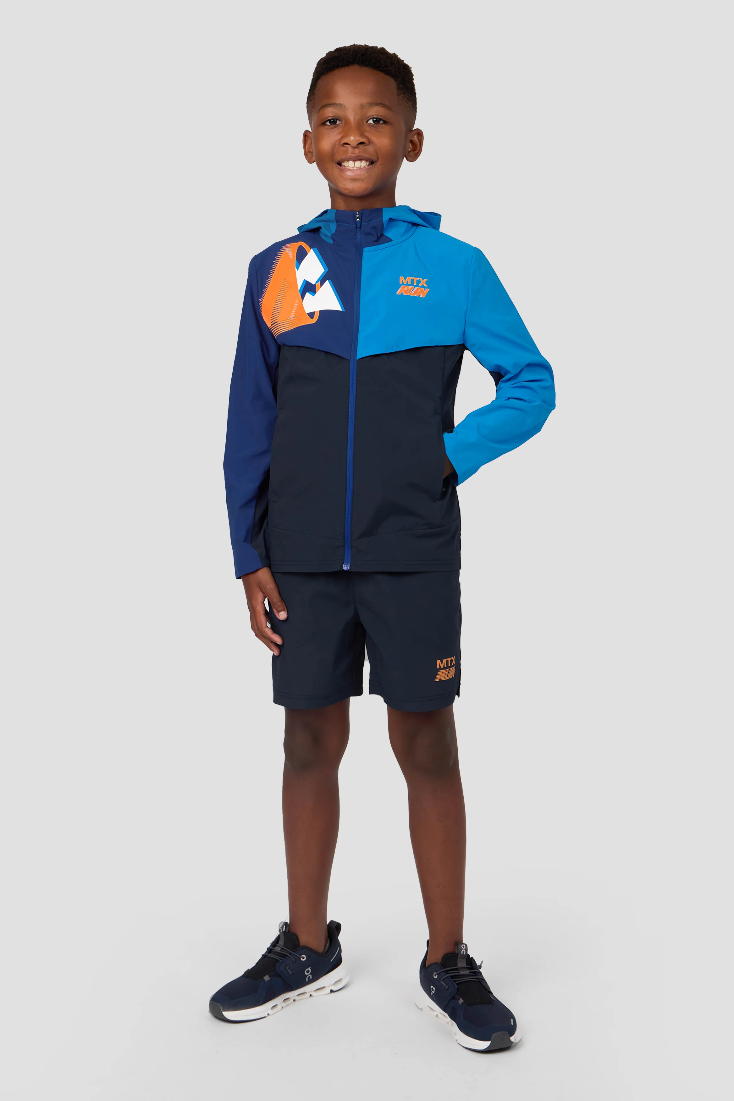 Boys MTX Run Short - Midnight Blue - Image 3