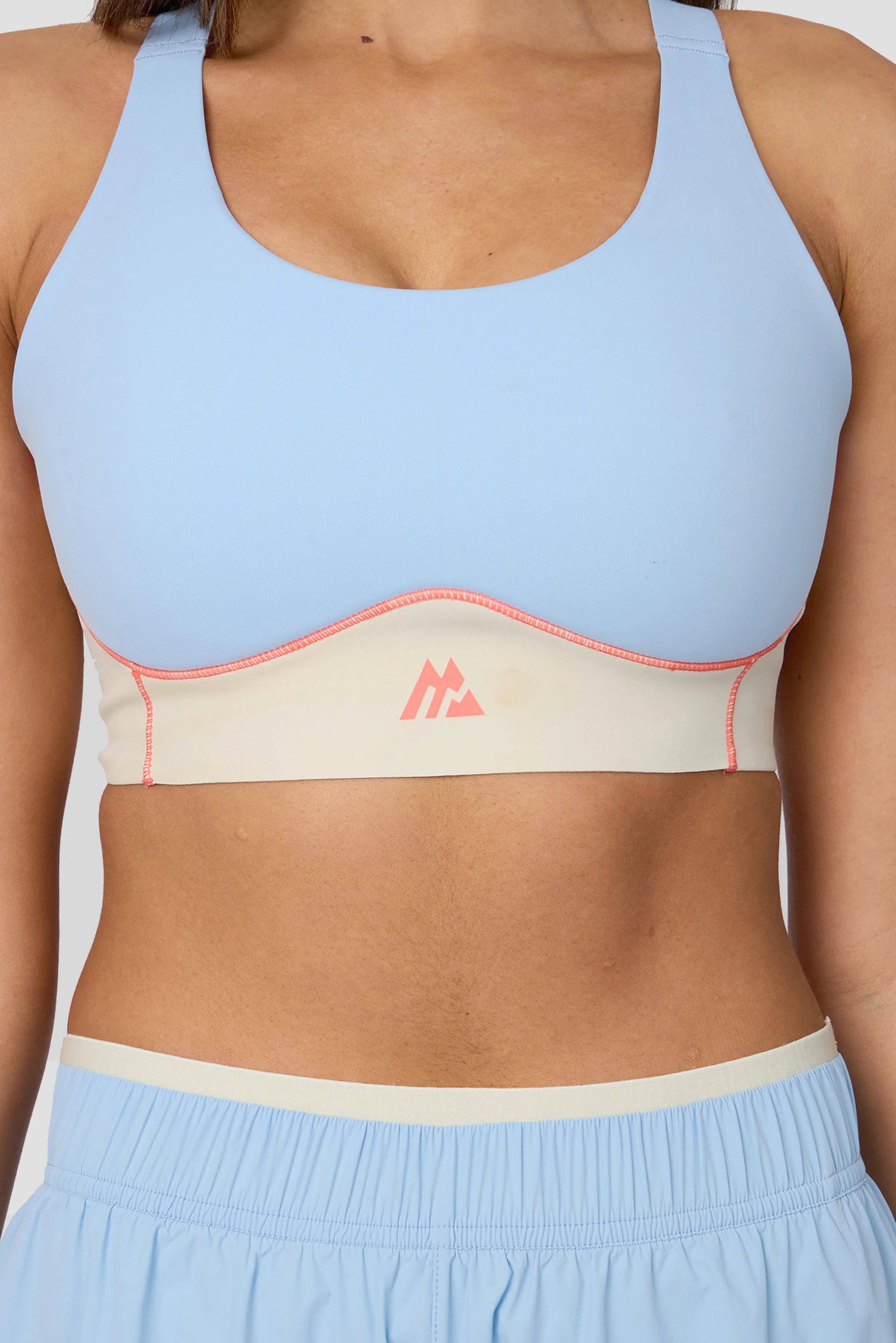 MTX Run Switch Bra - Blissful Blue/Vanilla Foam - Image 3