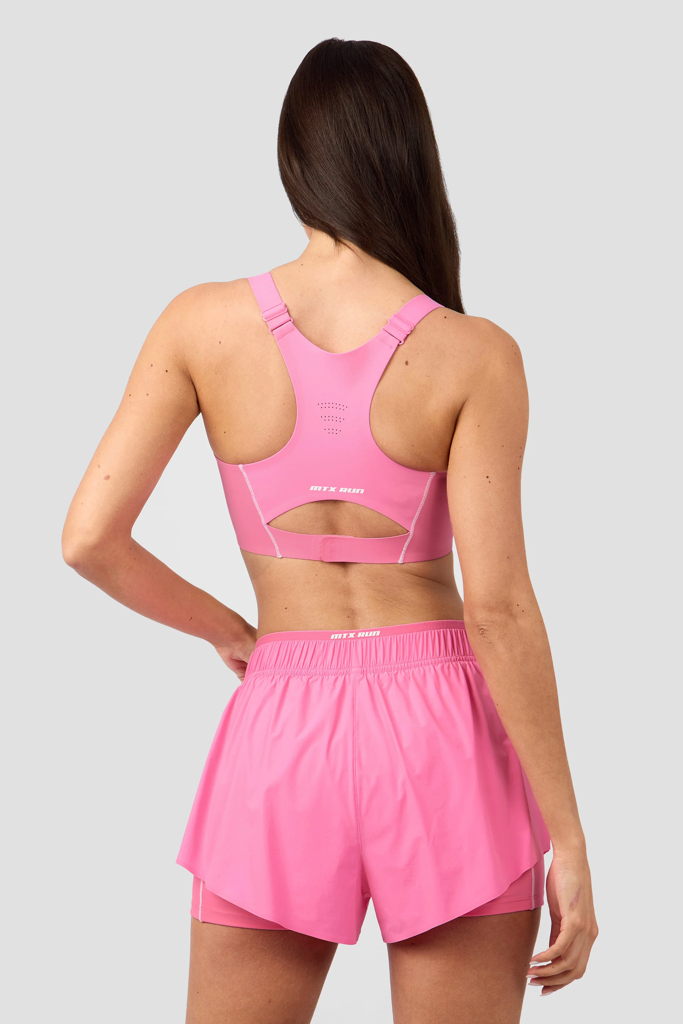 MTX Run Switch Bra - Pink Lemonade/Peony Pink - Image 2
