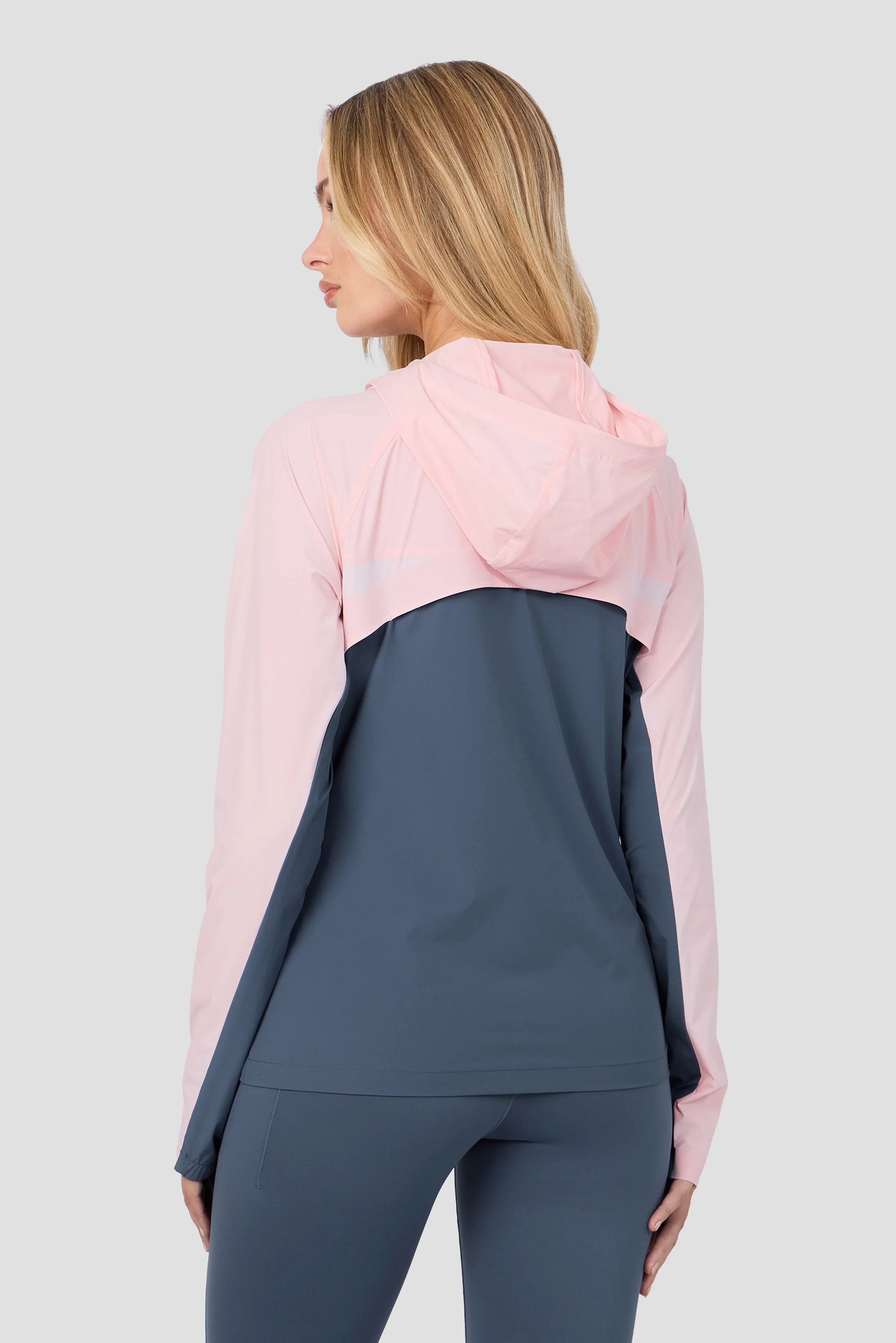 MTX Run Switch Windbreaker - Light Pink/Greyed Indigo - Image 2