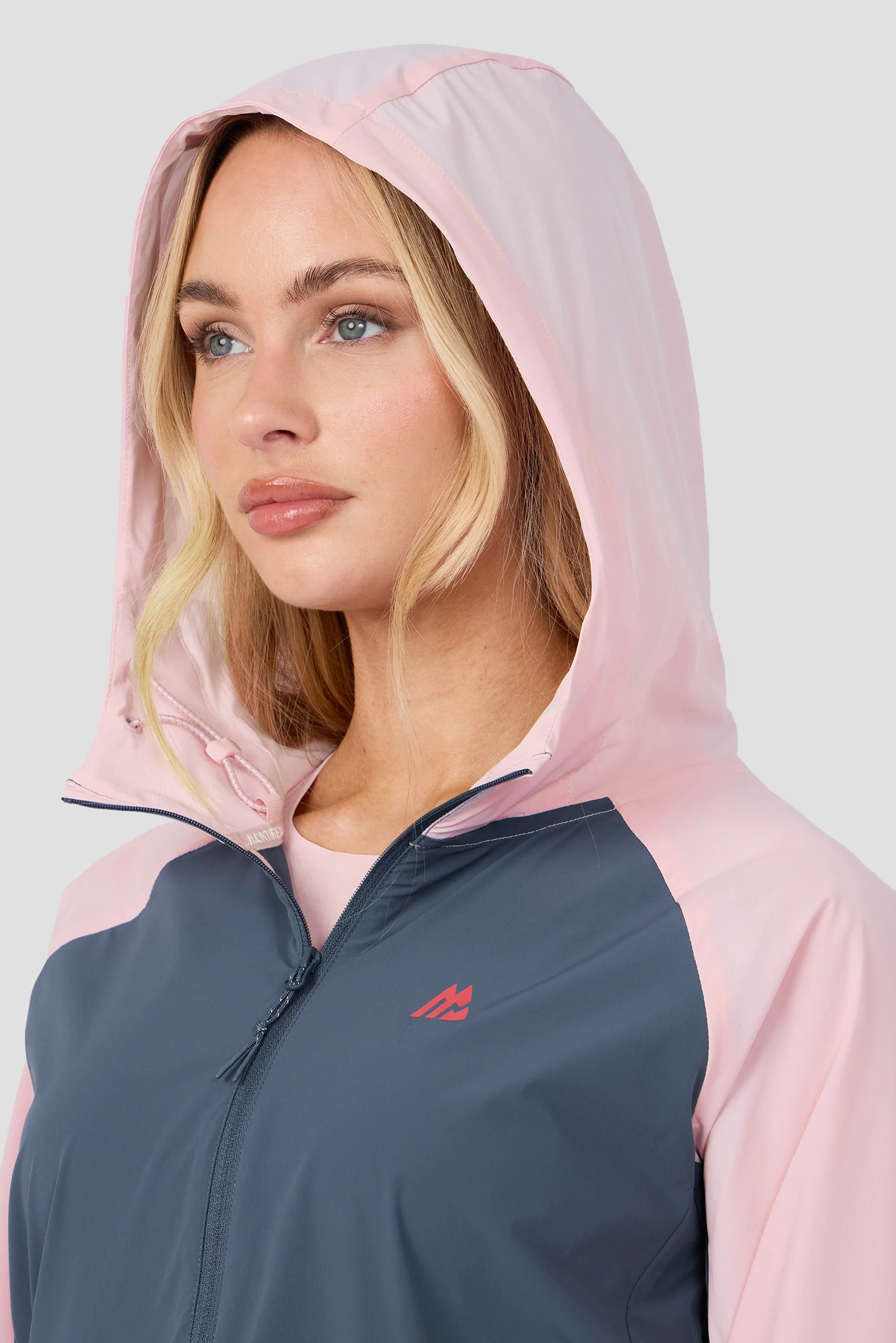 MTX Run Switch Windbreaker - Light Pink/Greyed Indigo - Image 6
